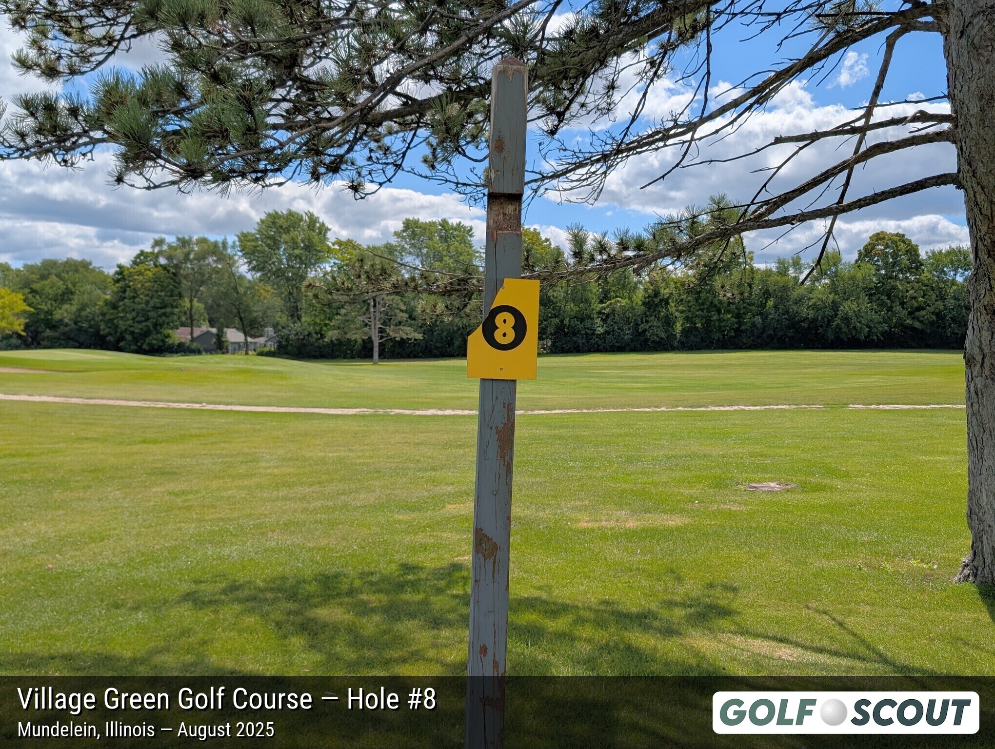 Hole 8 at Village Green Golf Course (Closed)