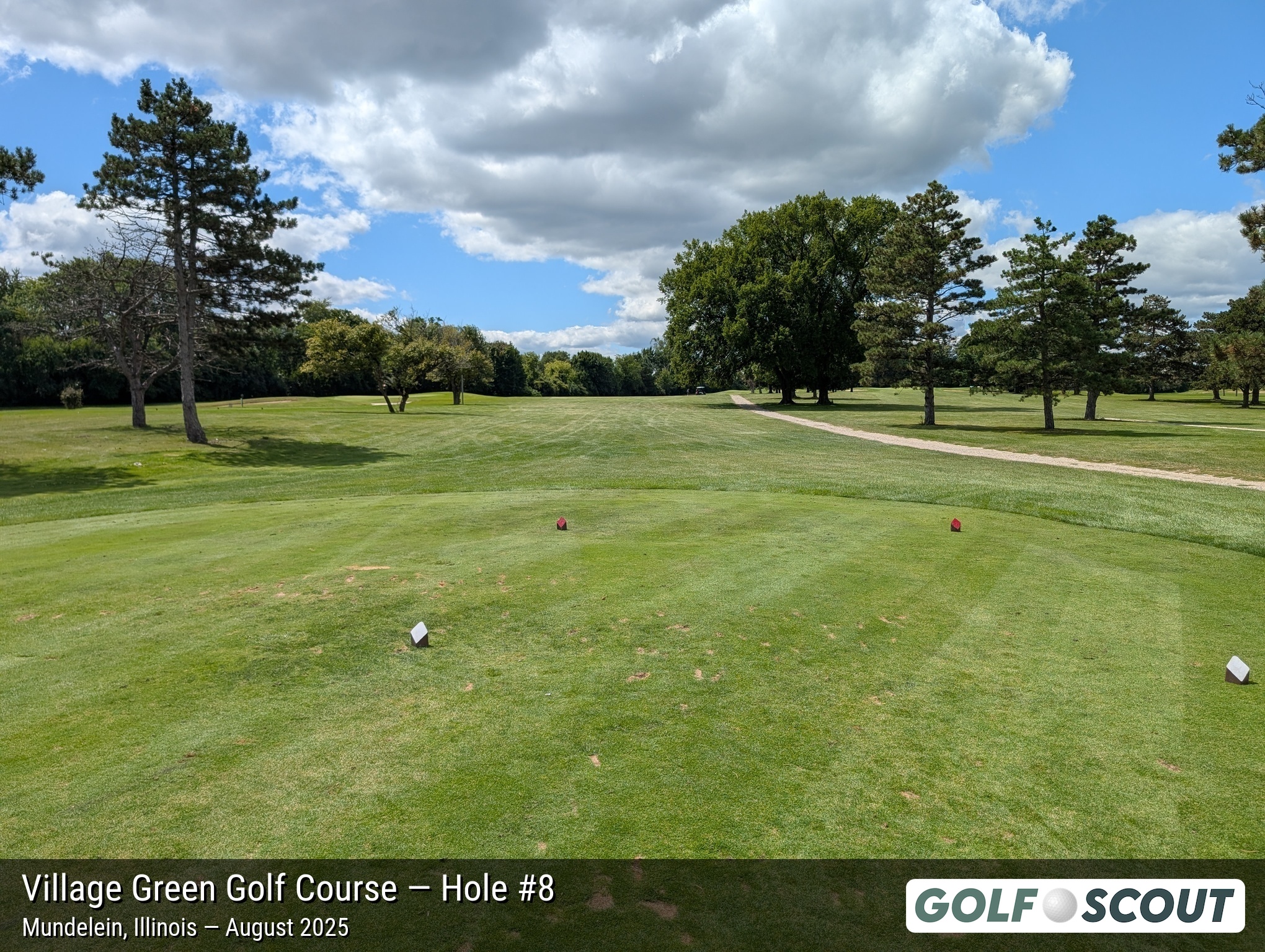 Hole 8 at Village Green Golf Course (Closed)