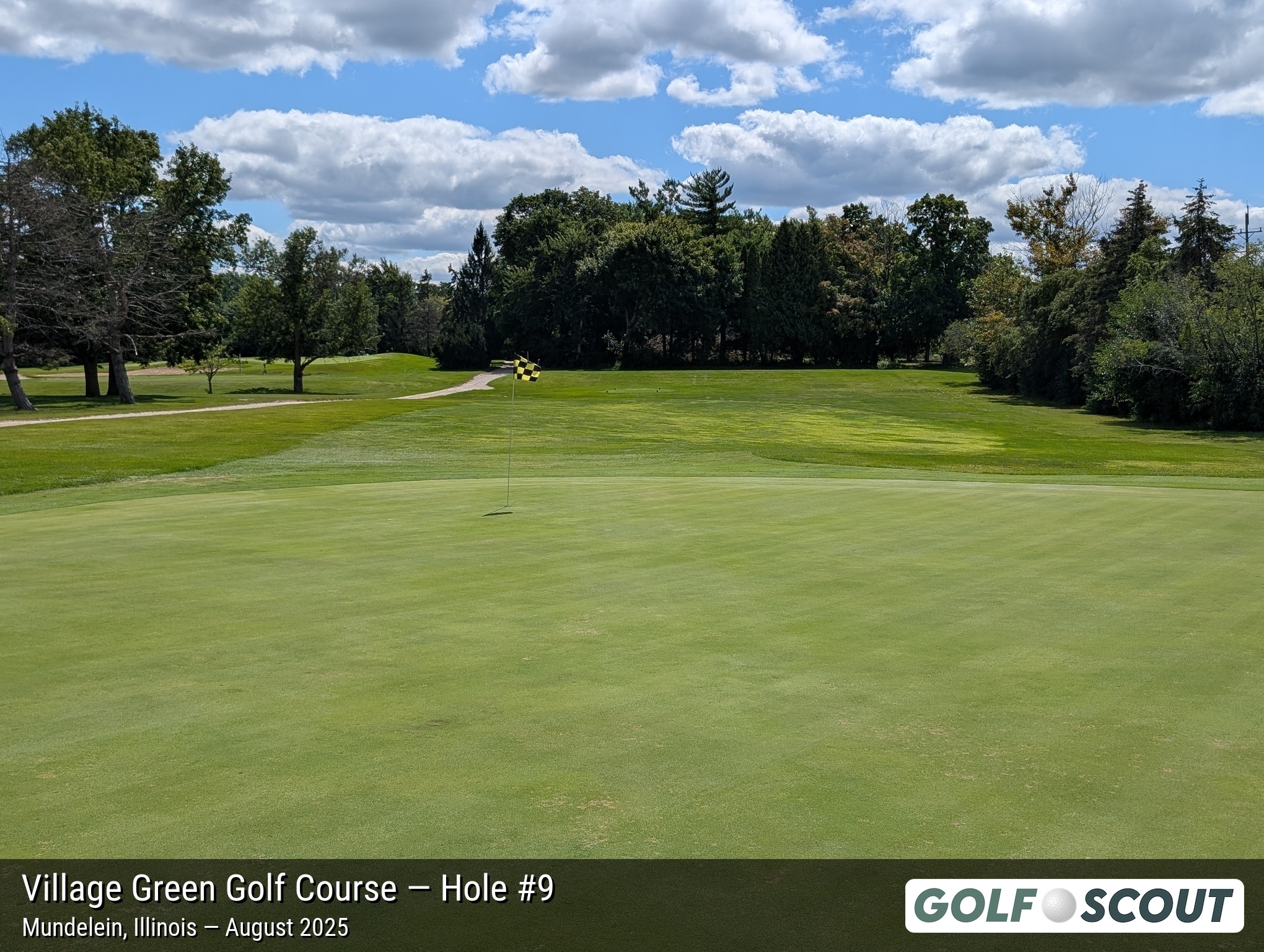 Hole 9 at Village Green Golf Course (Closed)