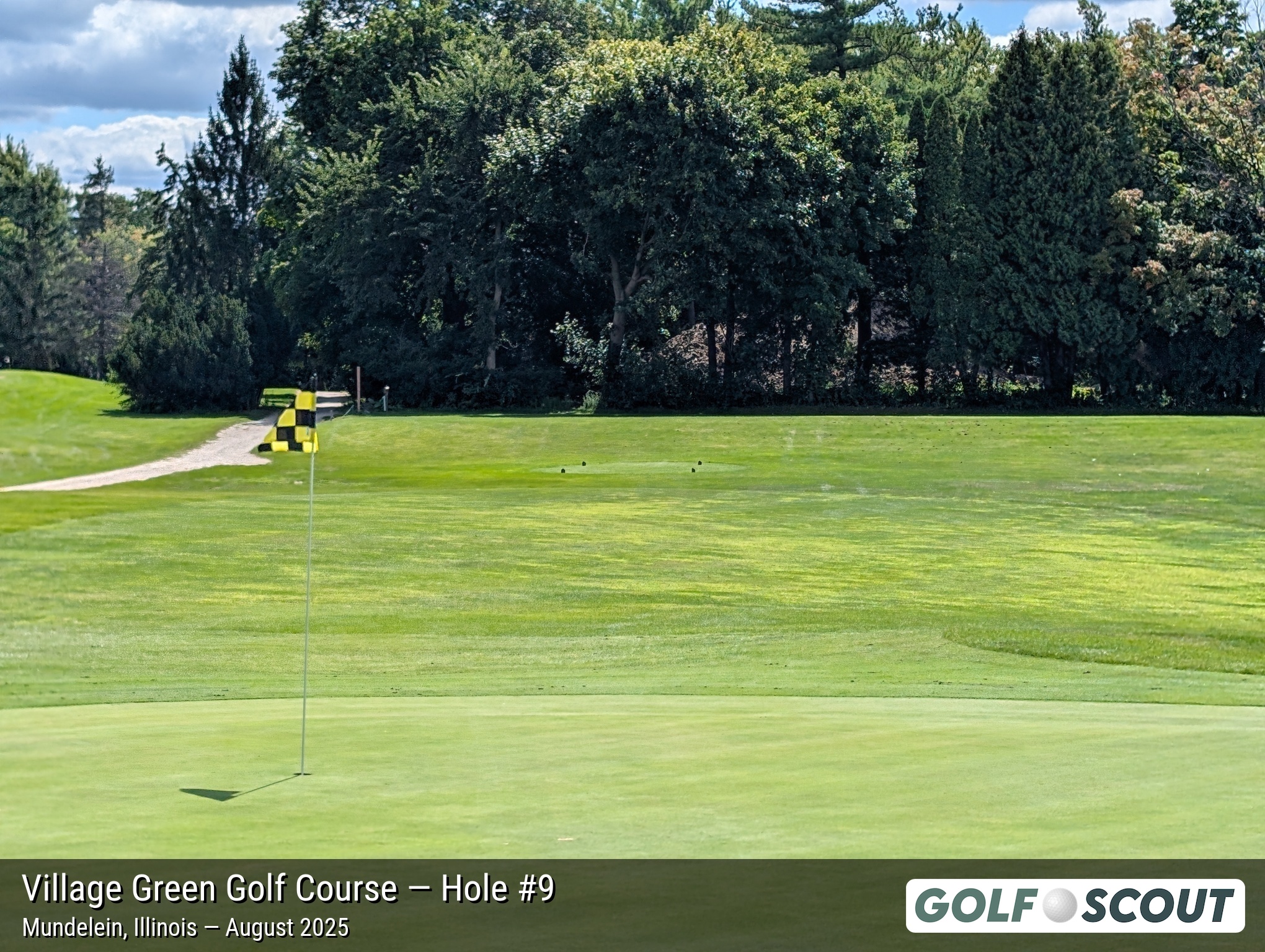Hole 9 at Village Green Golf Course (Closed)