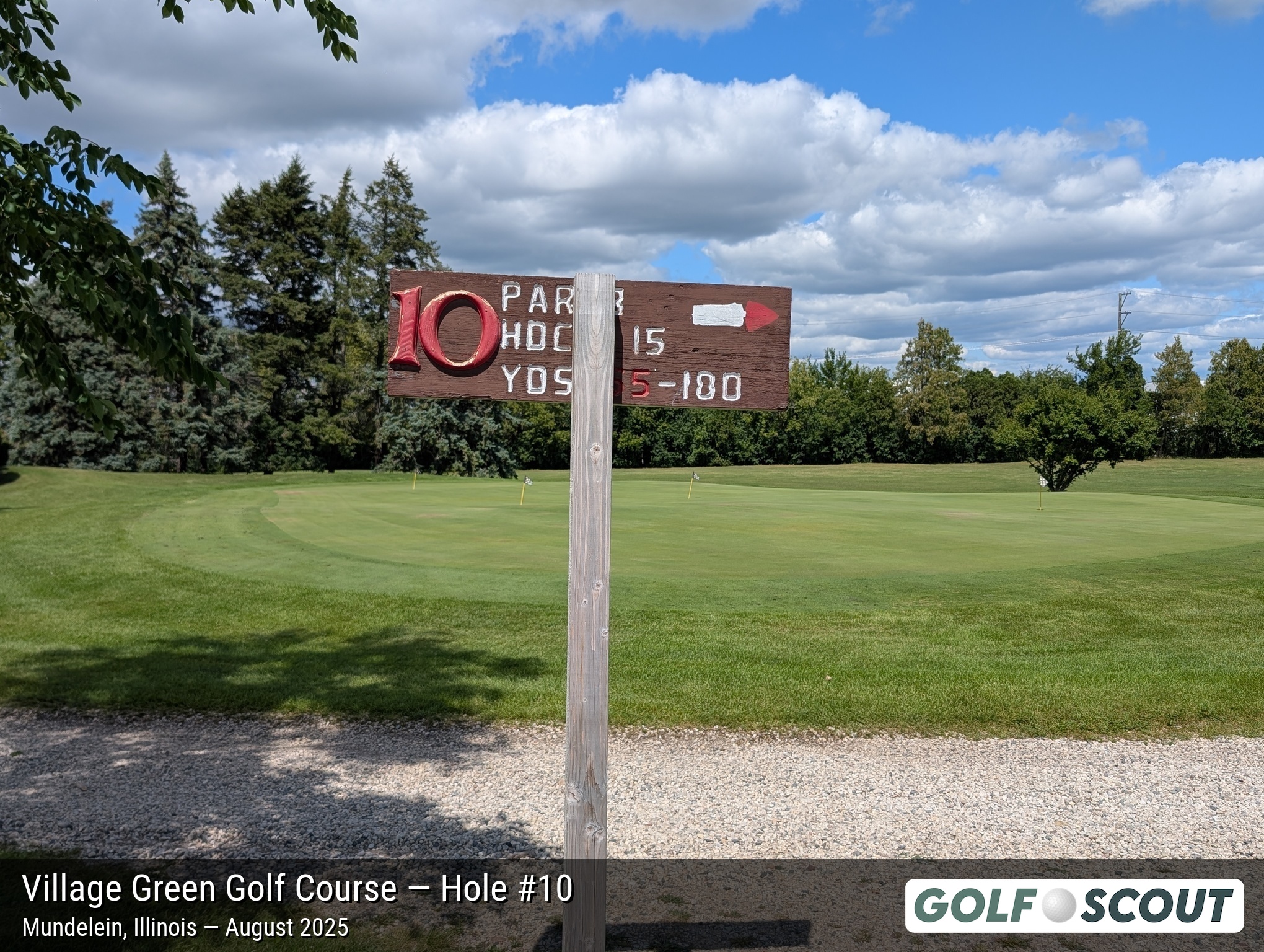 Hole 10 at Village Green Golf Course (Closed)