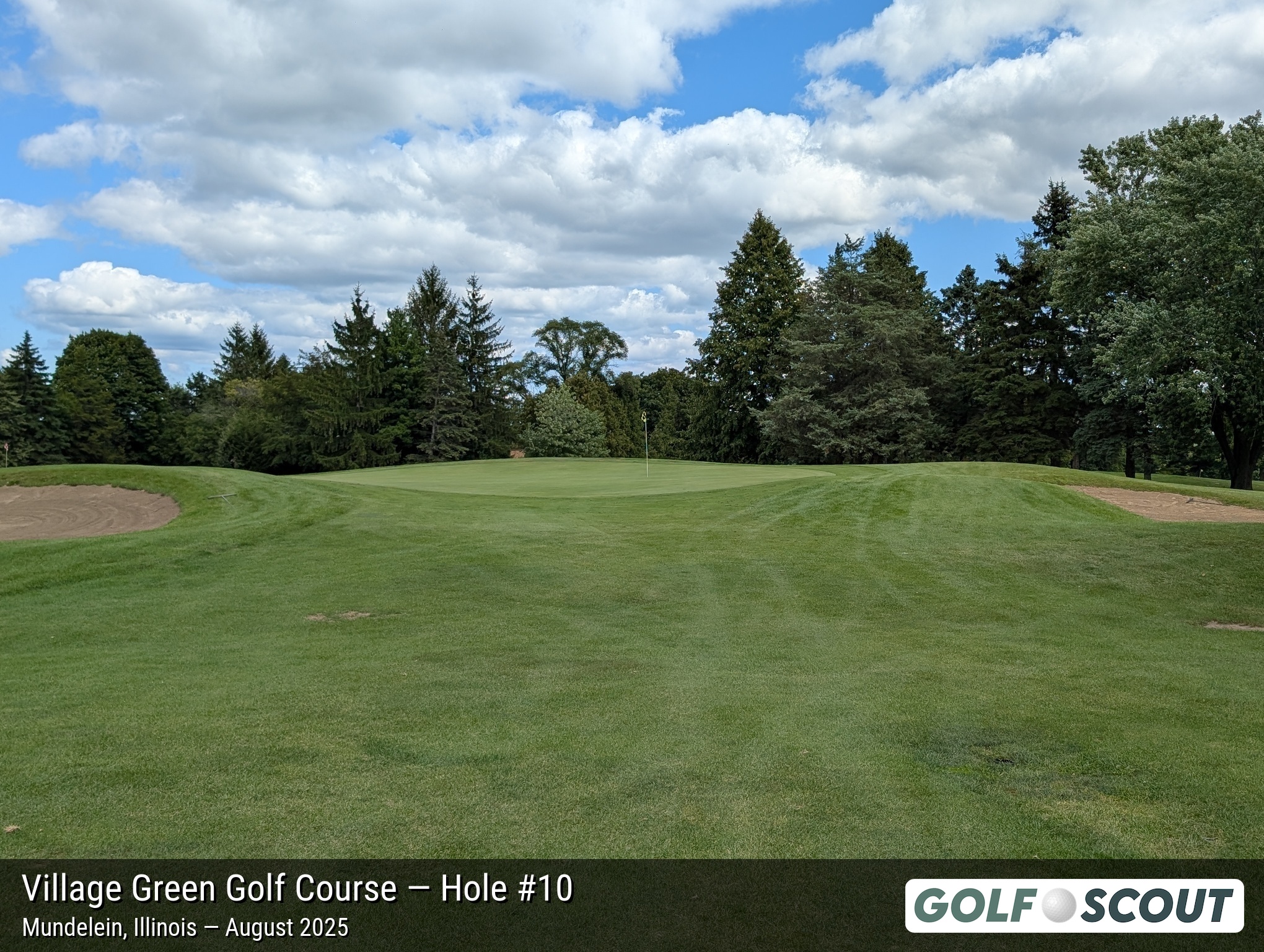 Hole 10 at Village Green Golf Course (Closed)