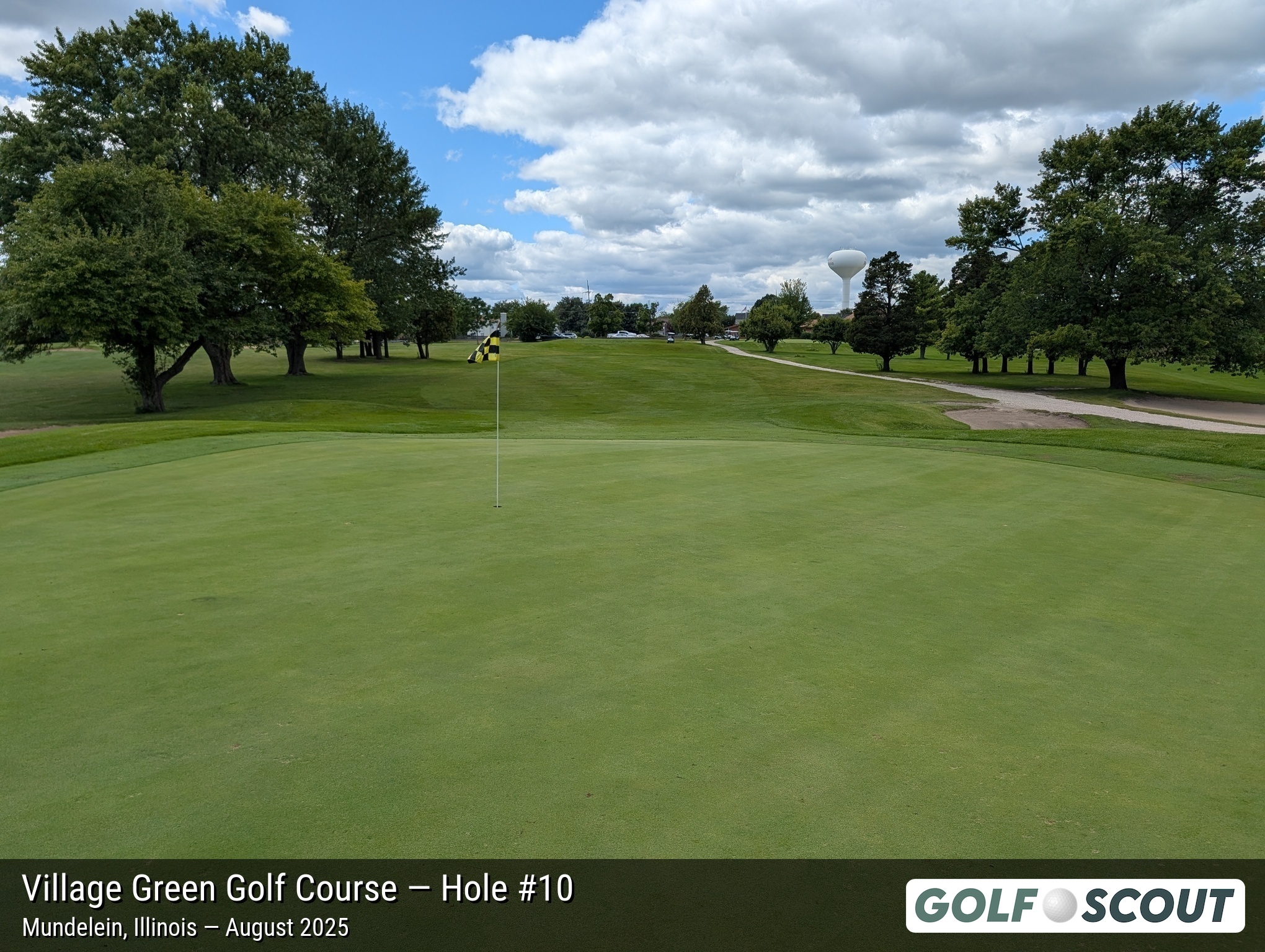Hole 10 at Village Green Golf Course (Closed)