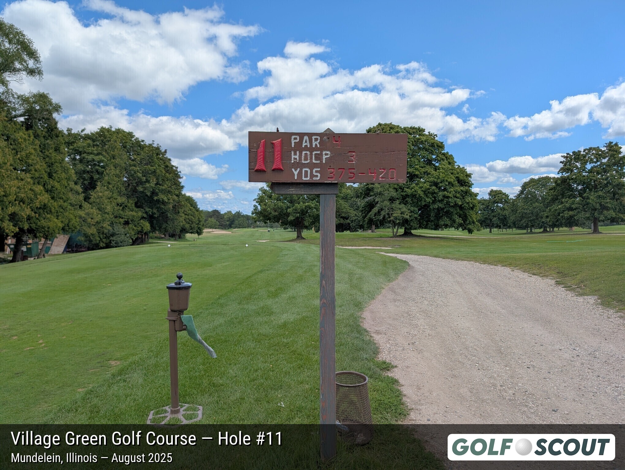 Hole 11 at Village Green Golf Course (Closed)