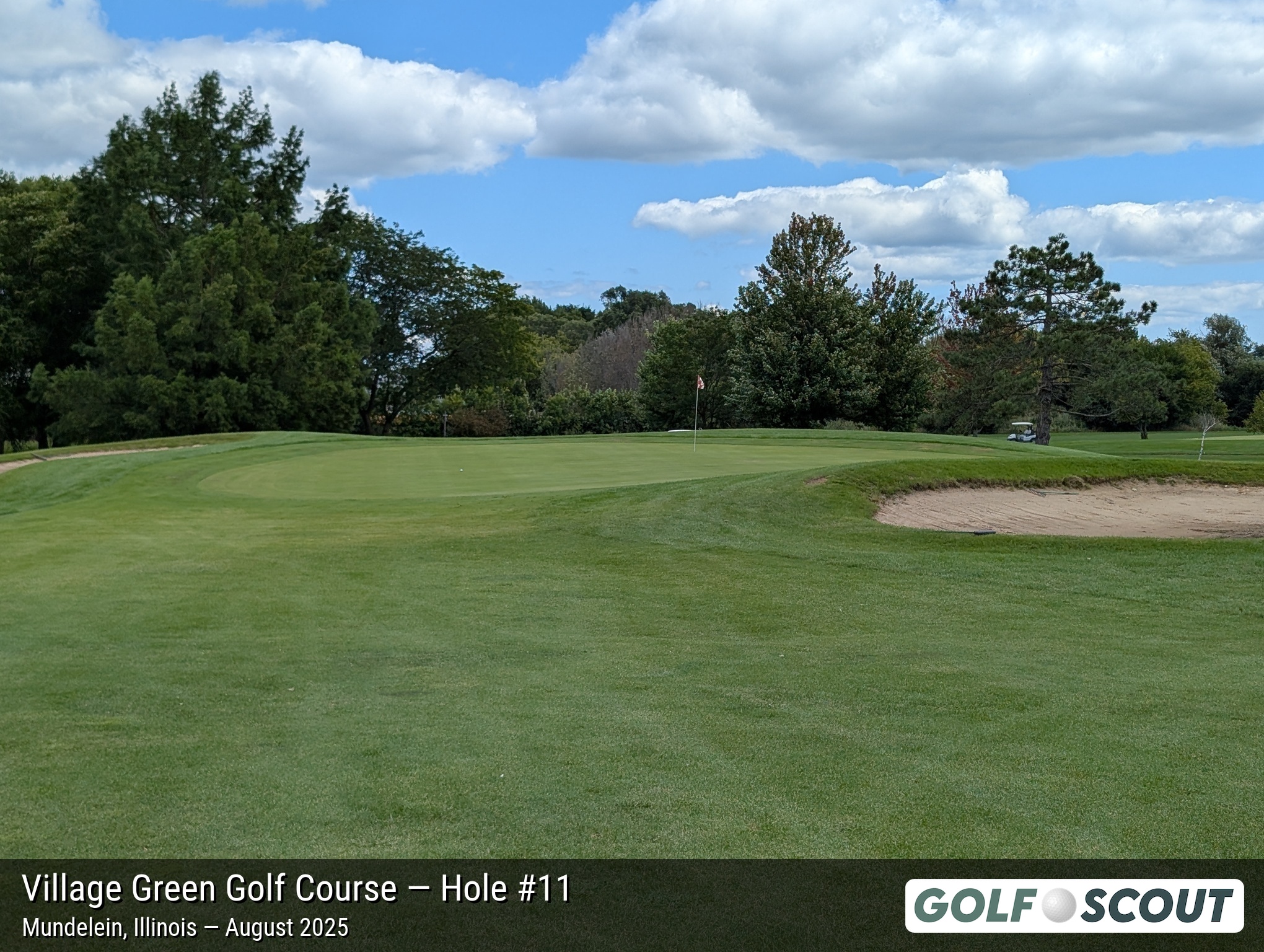 Hole 11 at Village Green Golf Course (Closed)