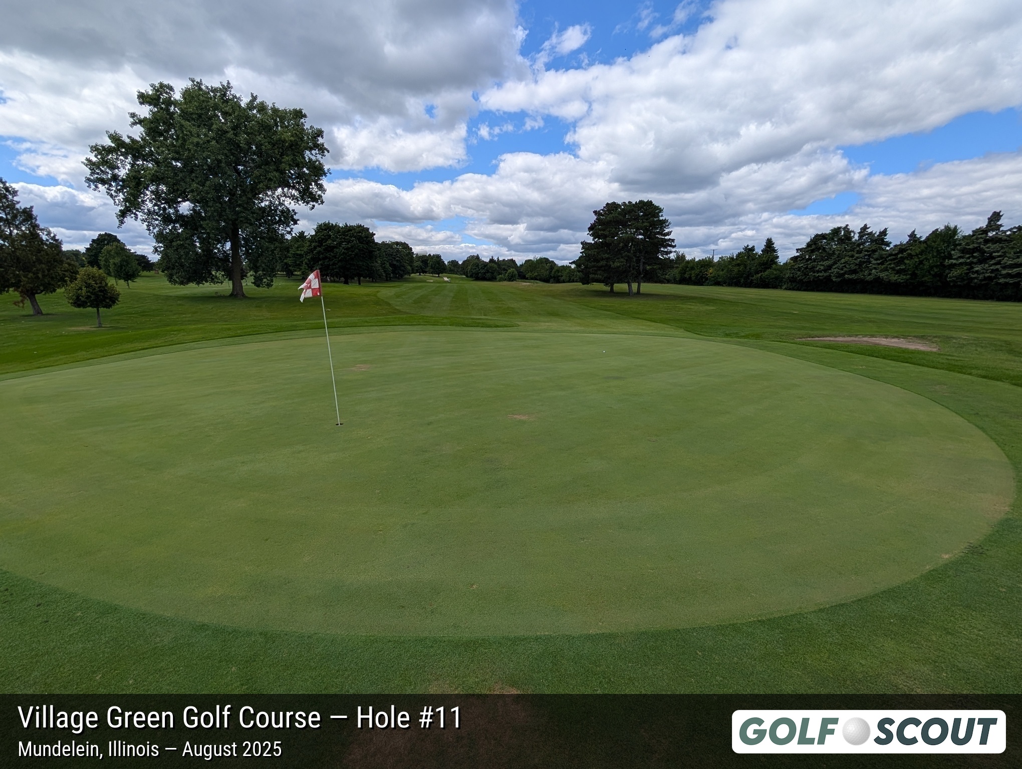Hole 11 at Village Green Golf Course (Closed)