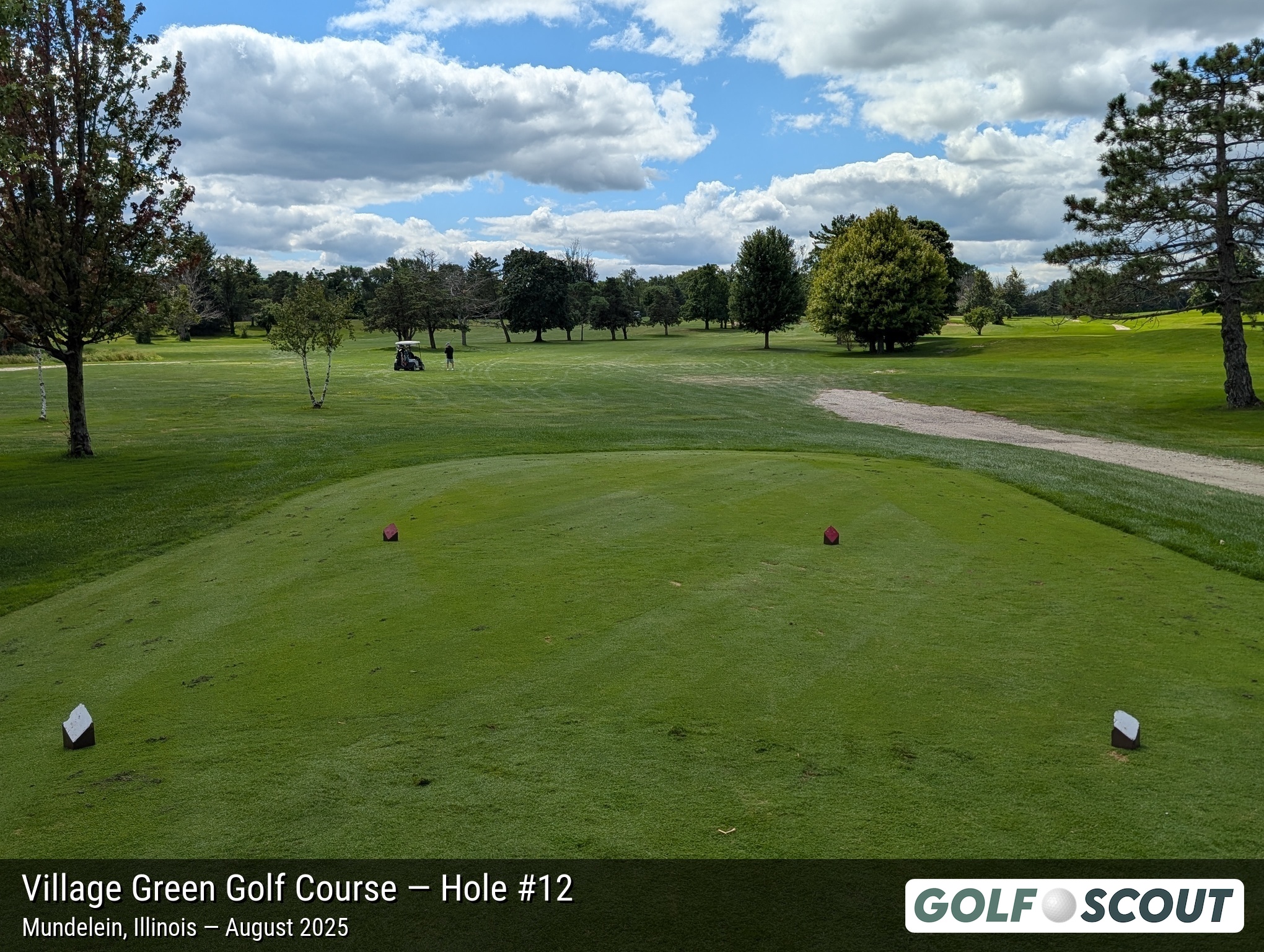 Hole 12 at Village Green Golf Course (Closed)