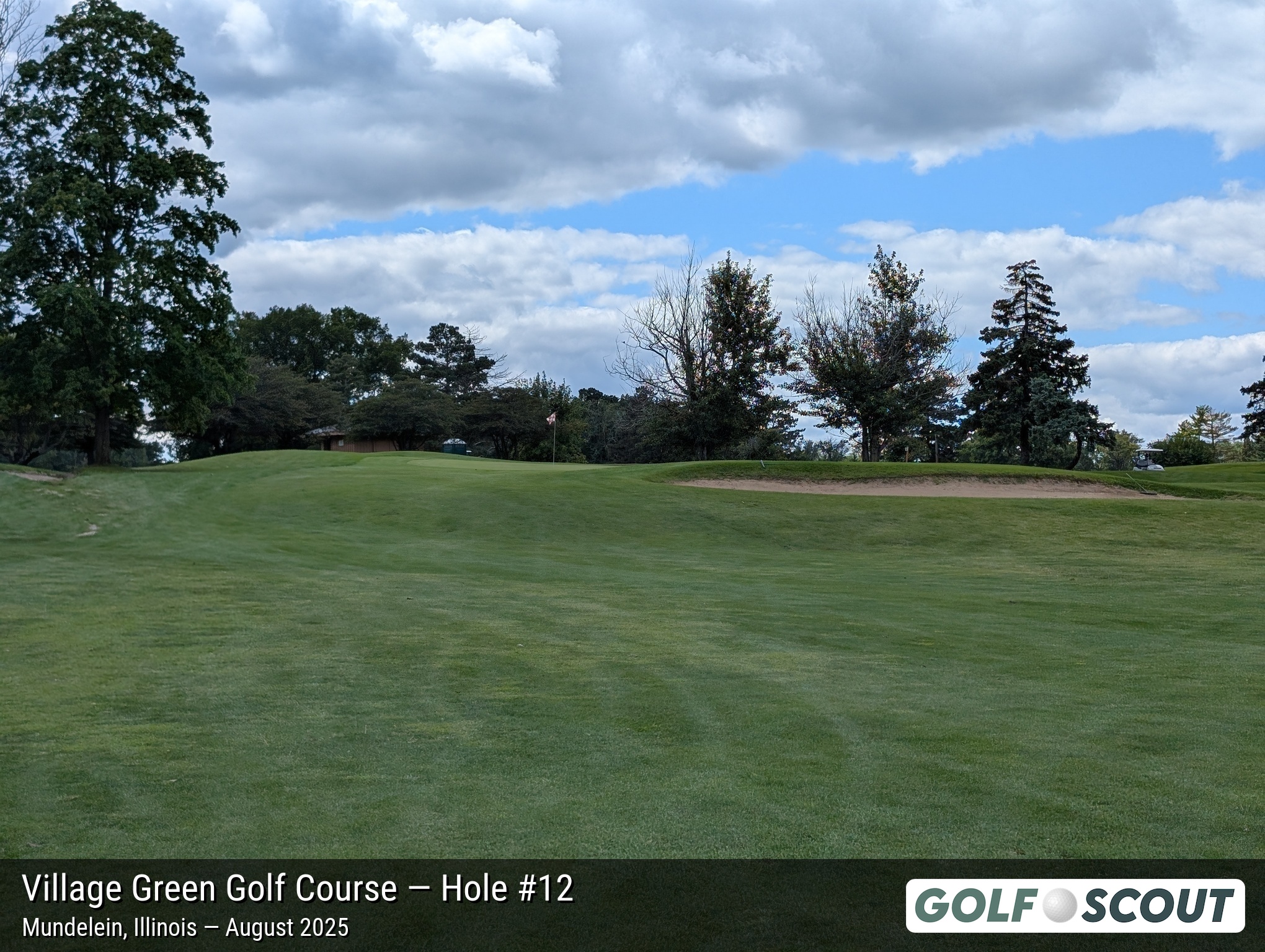 Hole 12 at Village Green Golf Course (Closed)