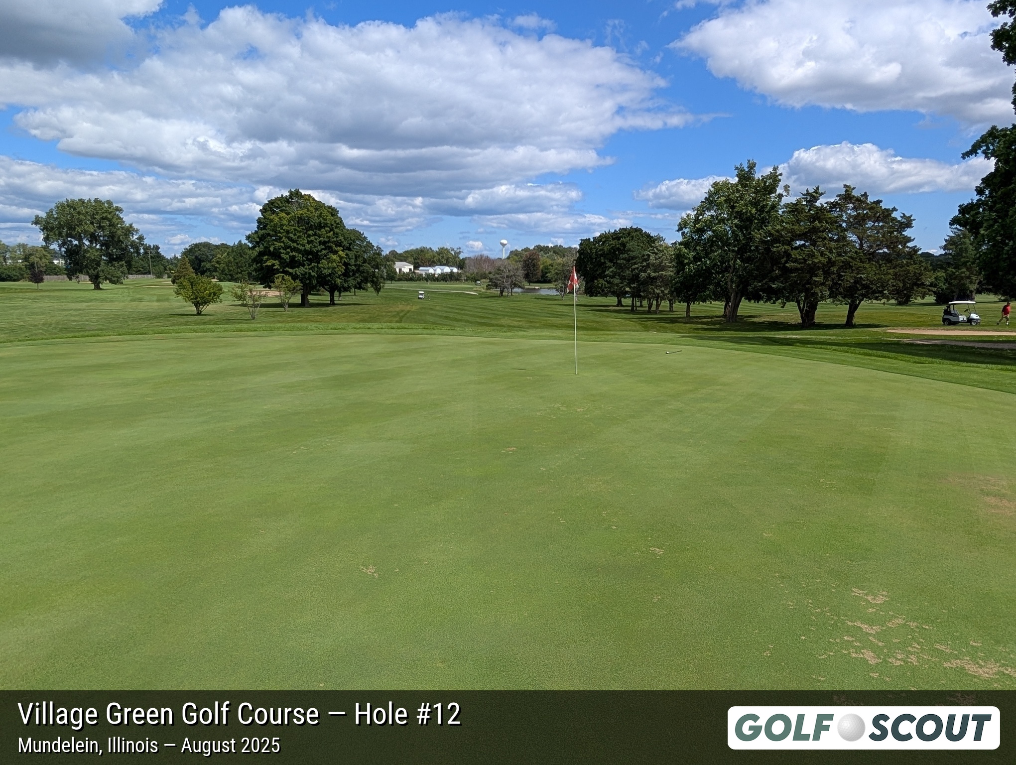 Hole 12 at Village Green Golf Course (Closed)