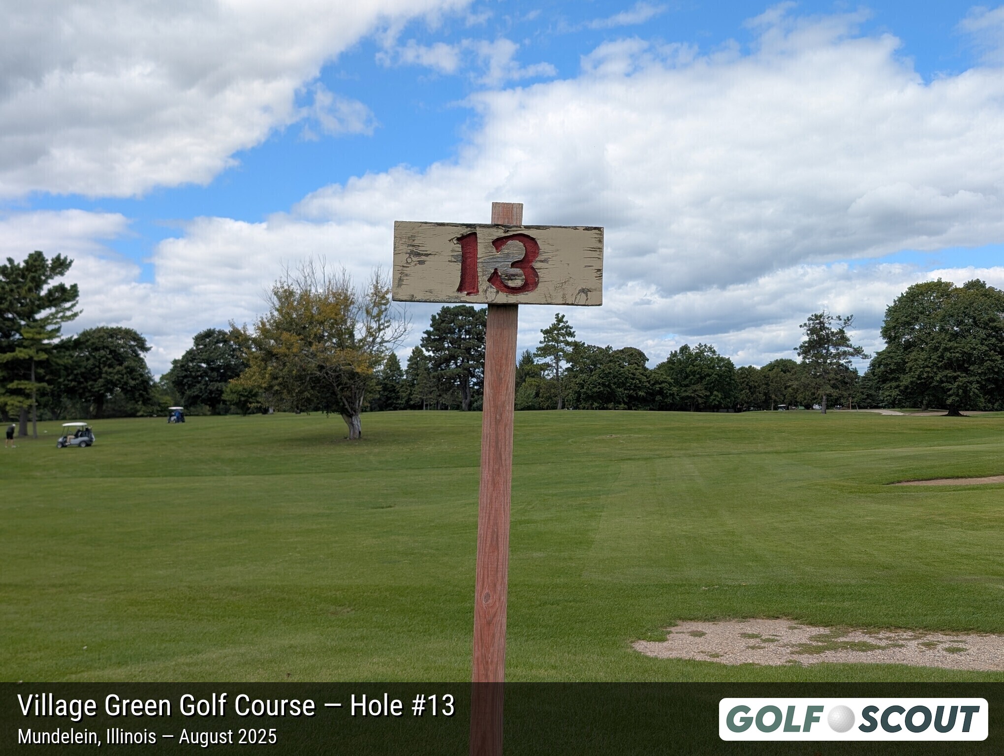 Hole 13 at Village Green Golf Course (Closed)