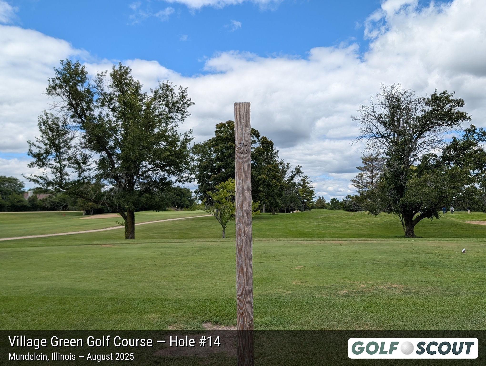 Hole 14 at Village Green Golf Course (Closed)