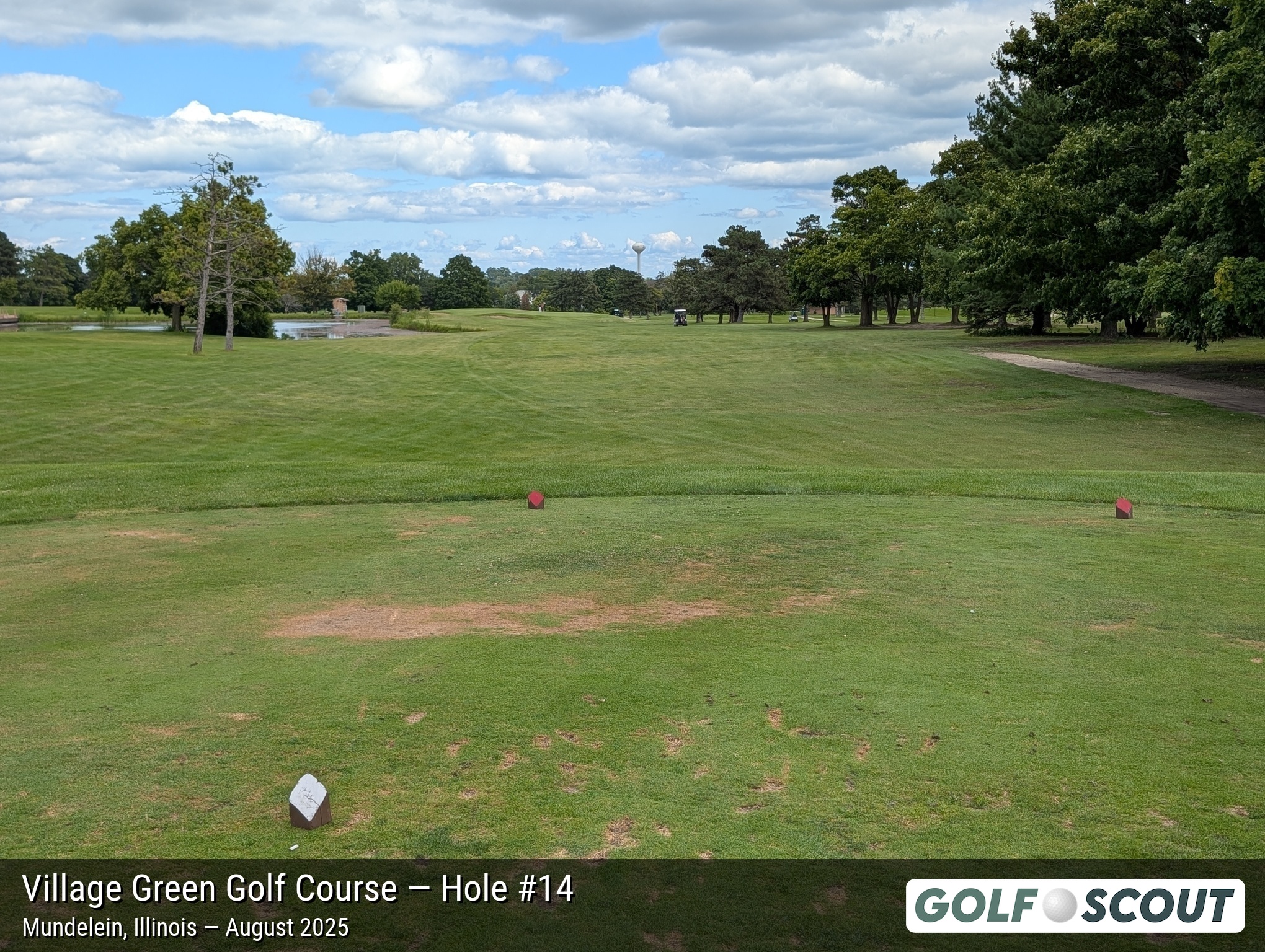 Hole 14 at Village Green Golf Course (Closed)
