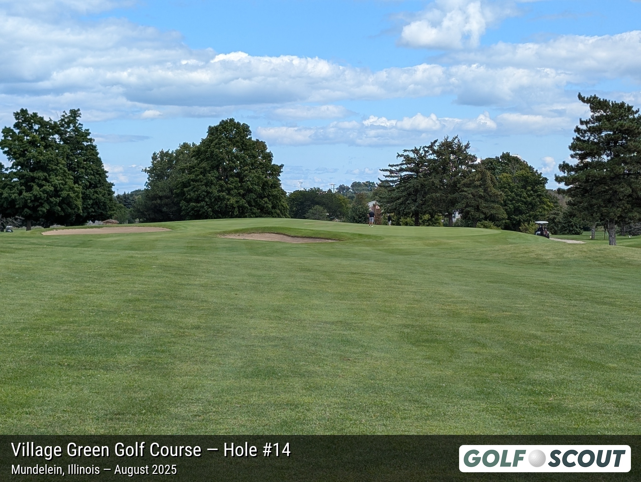 Hole 14 at Village Green Golf Course (Closed)