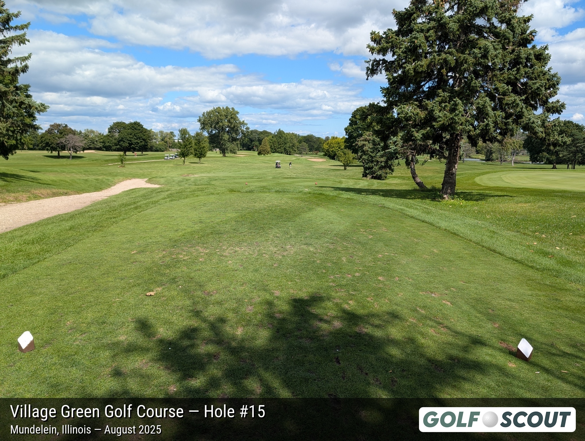 Hole 15 at Village Green Golf Course (Closed)