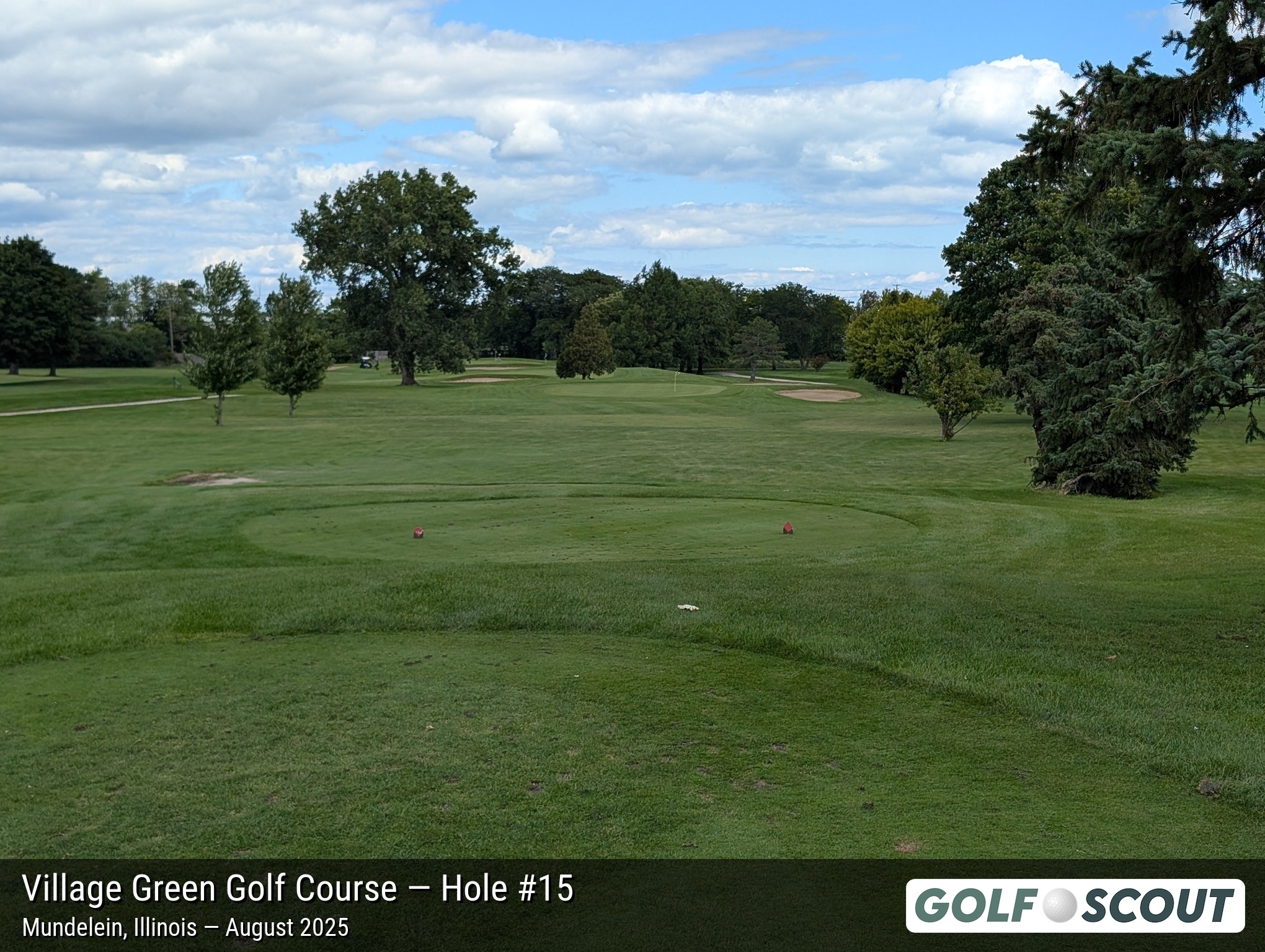 Hole 15 at Village Green Golf Course (Closed)