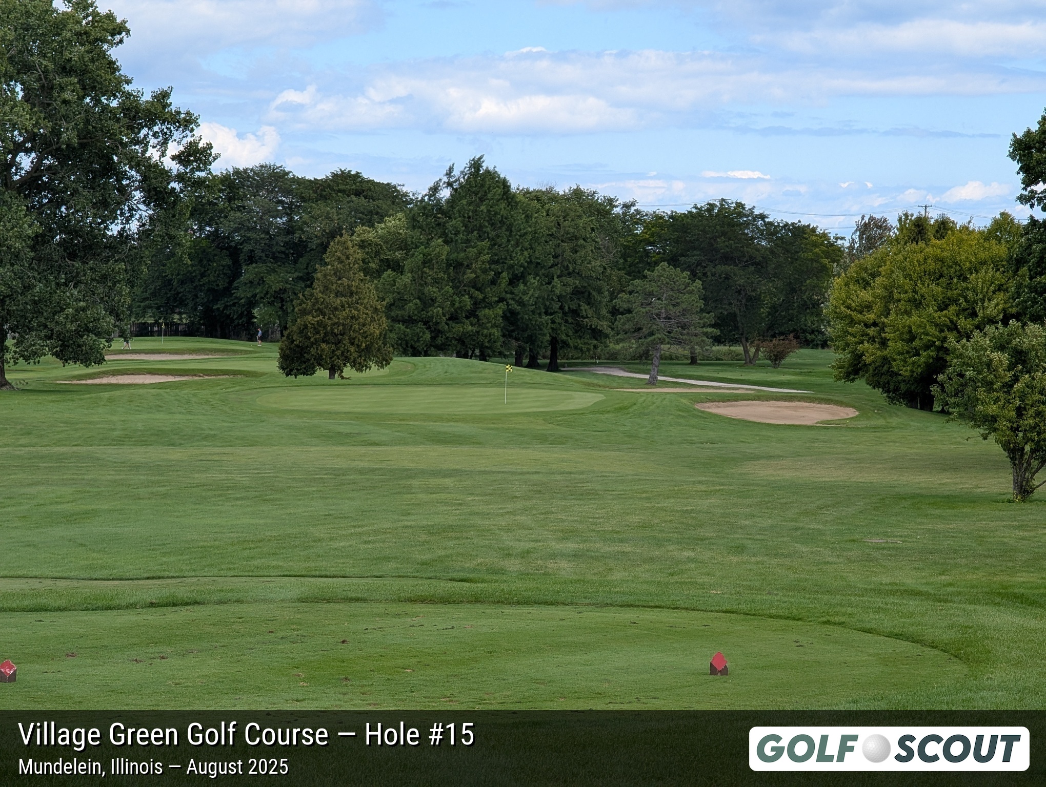 Hole 15 at Village Green Golf Course (Closed)