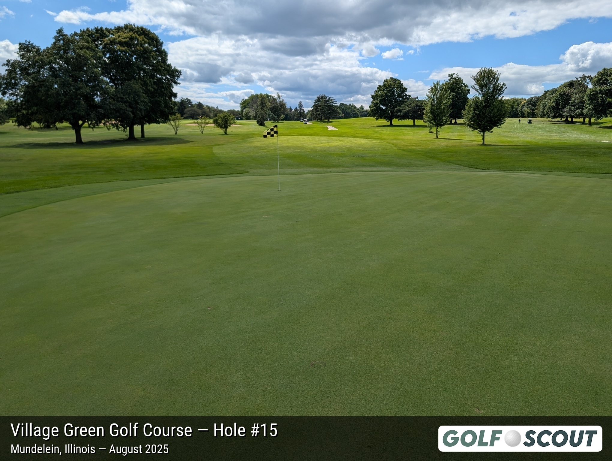 Hole 15 at Village Green Golf Course (Closed)