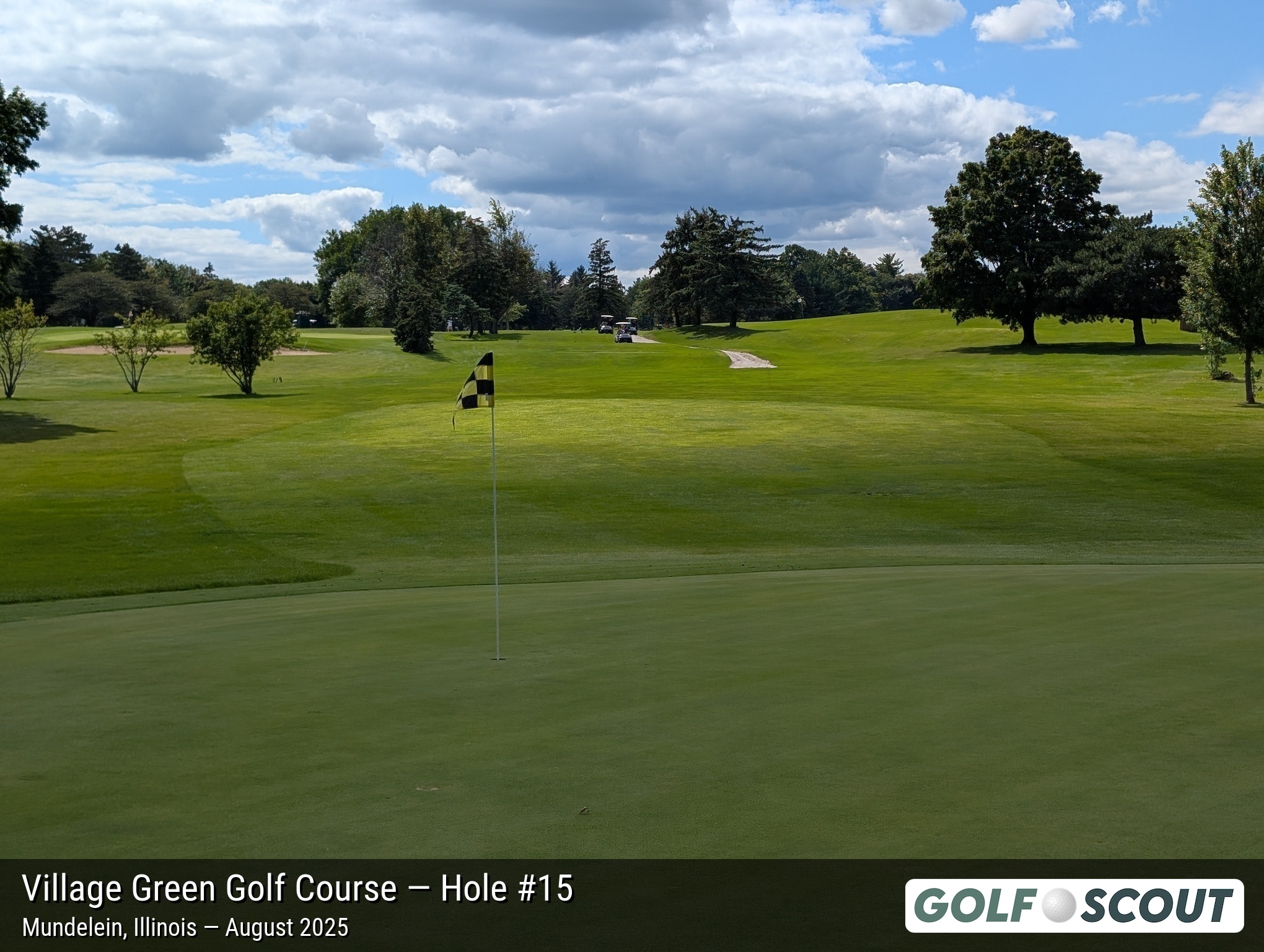 Hole 15 at Village Green Golf Course (Closed)