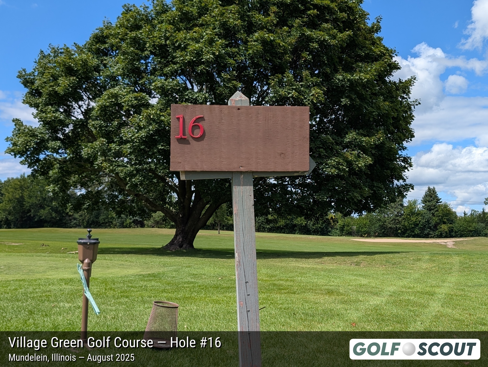 Hole 16 at Village Green Golf Course (Closed)