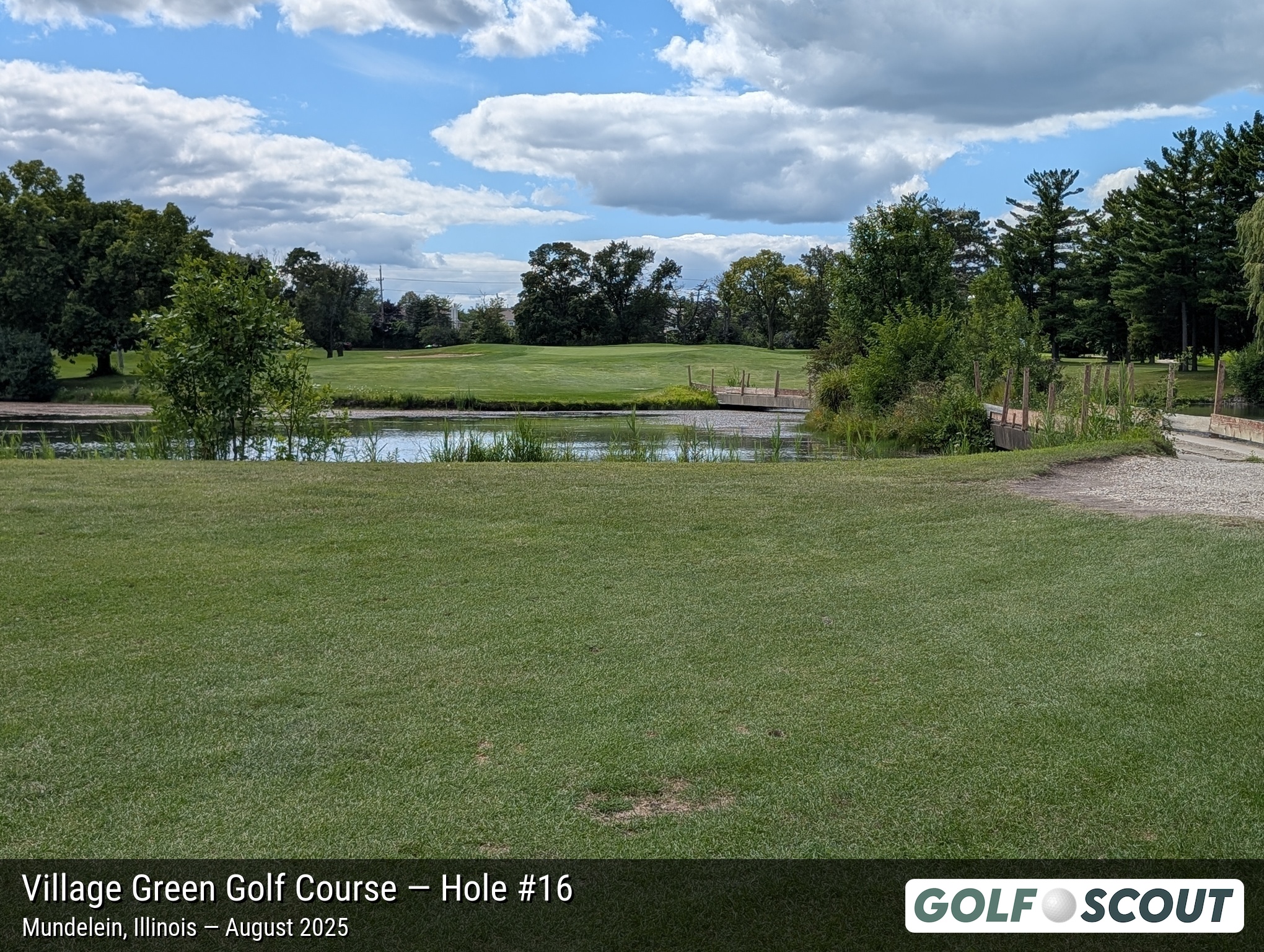 Hole 16 at Village Green Golf Course (Closed)