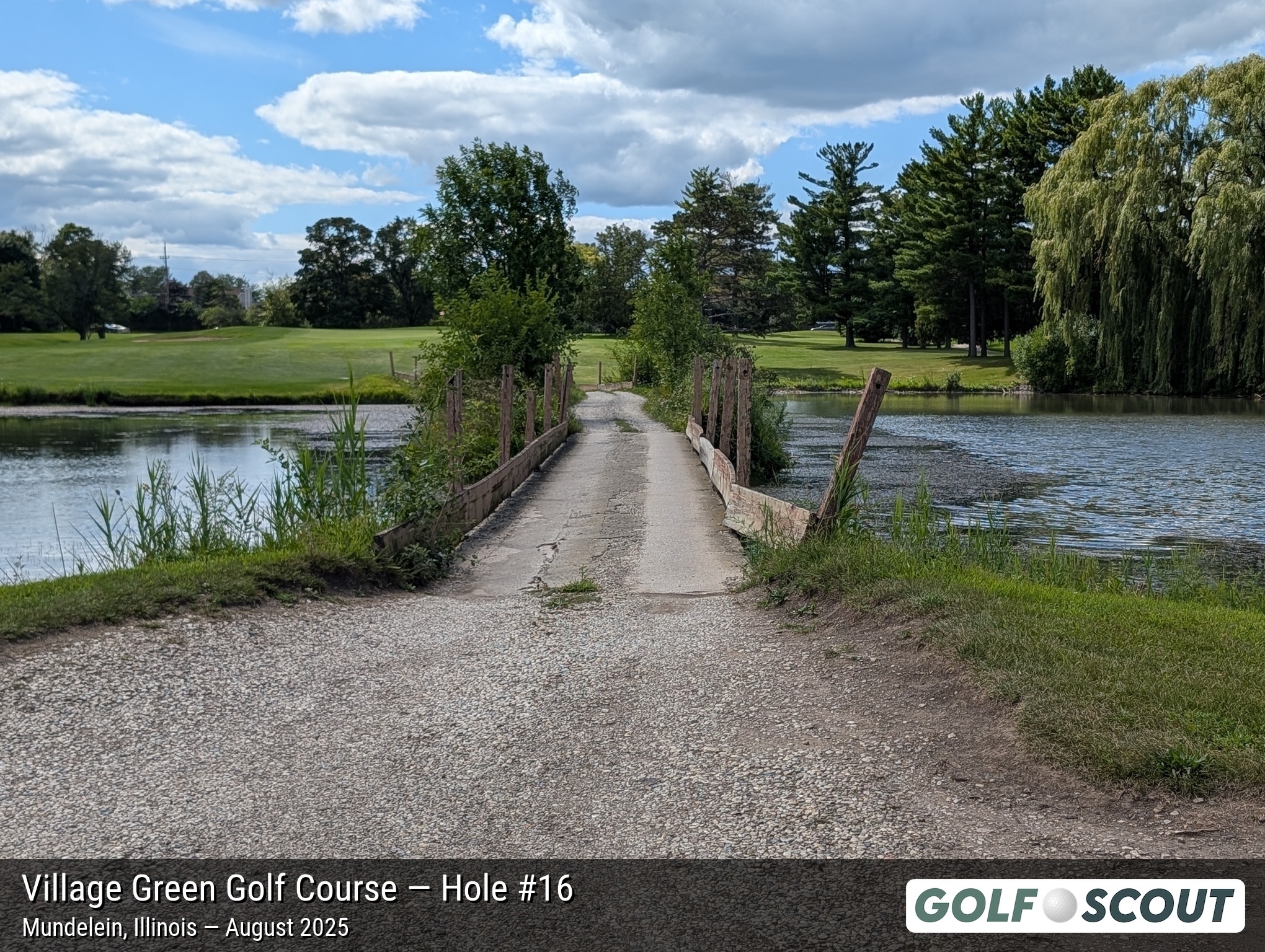 Hole 16 at Village Green Golf Course (Closed)
