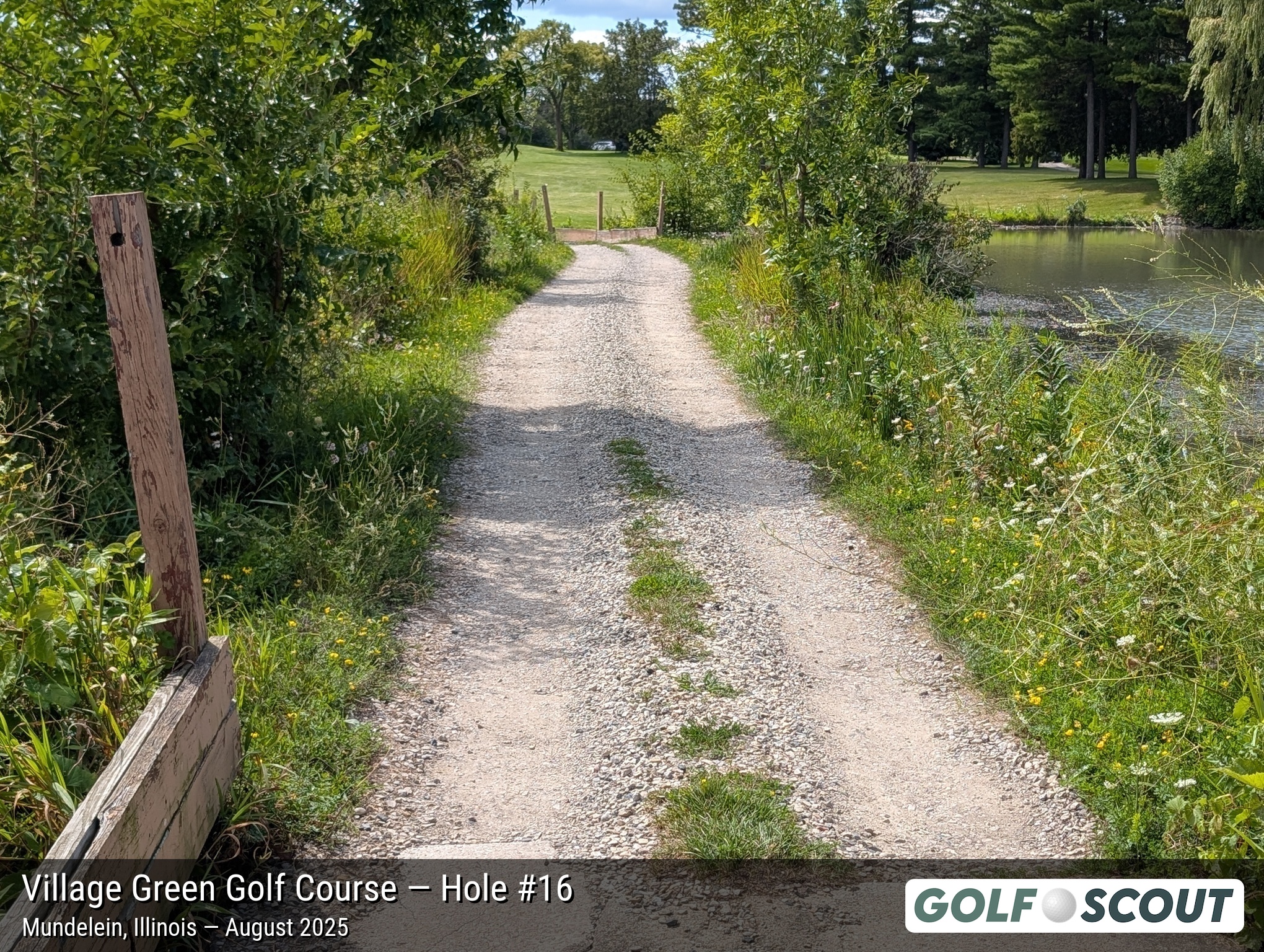 Hole 16 at Village Green Golf Course (Closed)