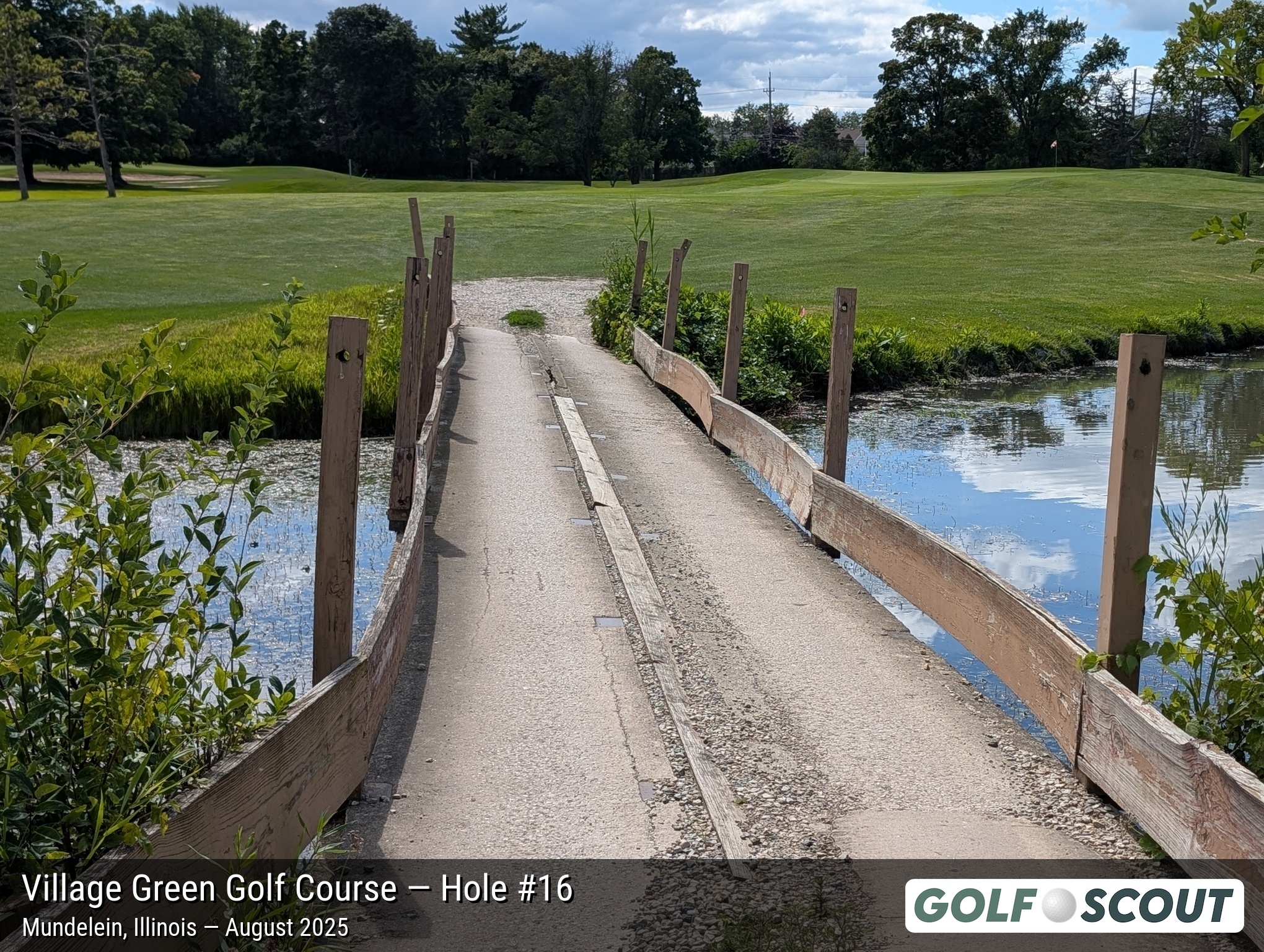 Hole 16 at Village Green Golf Course (Closed)
