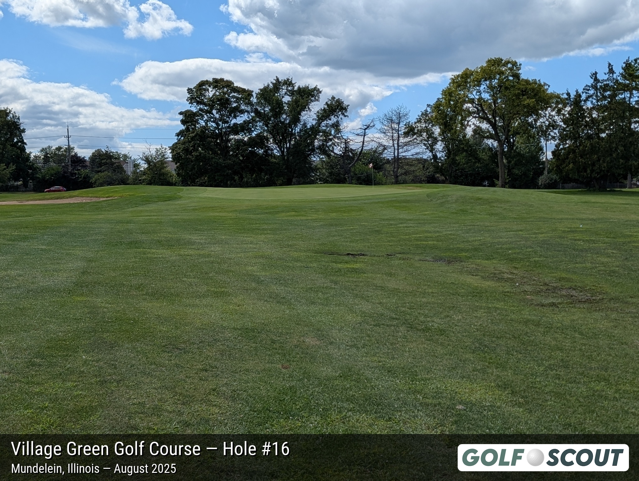 Hole 16 at Village Green Golf Course (Closed)
