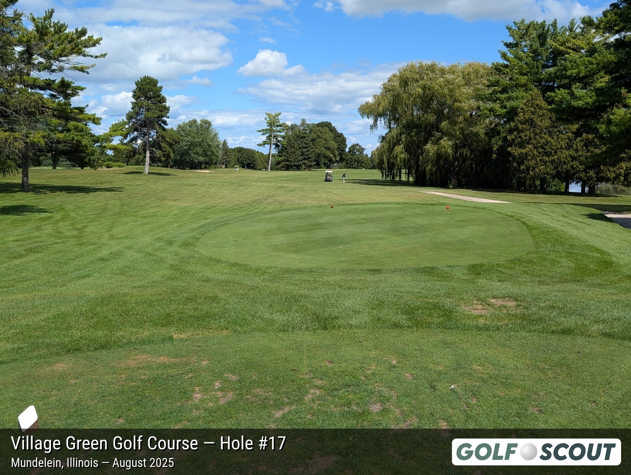 Hole 17 at Village Green Golf Course (Closed)