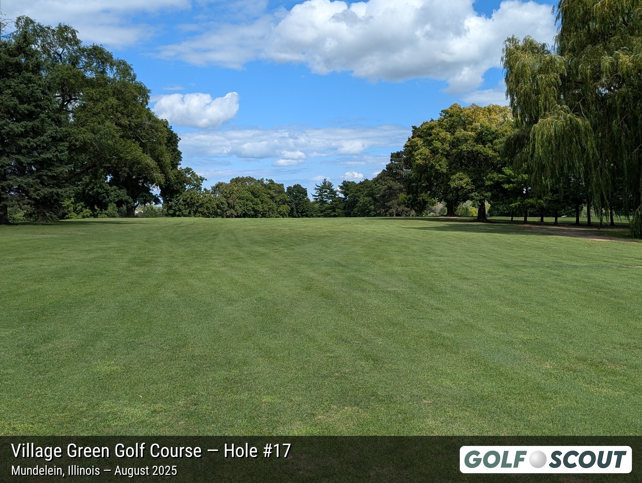 Hole 17 at Village Green Golf Course (Closed)