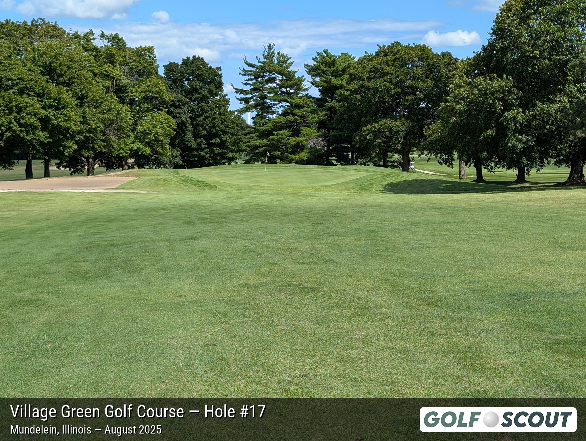 Hole 17 at Village Green Golf Course (Closed)