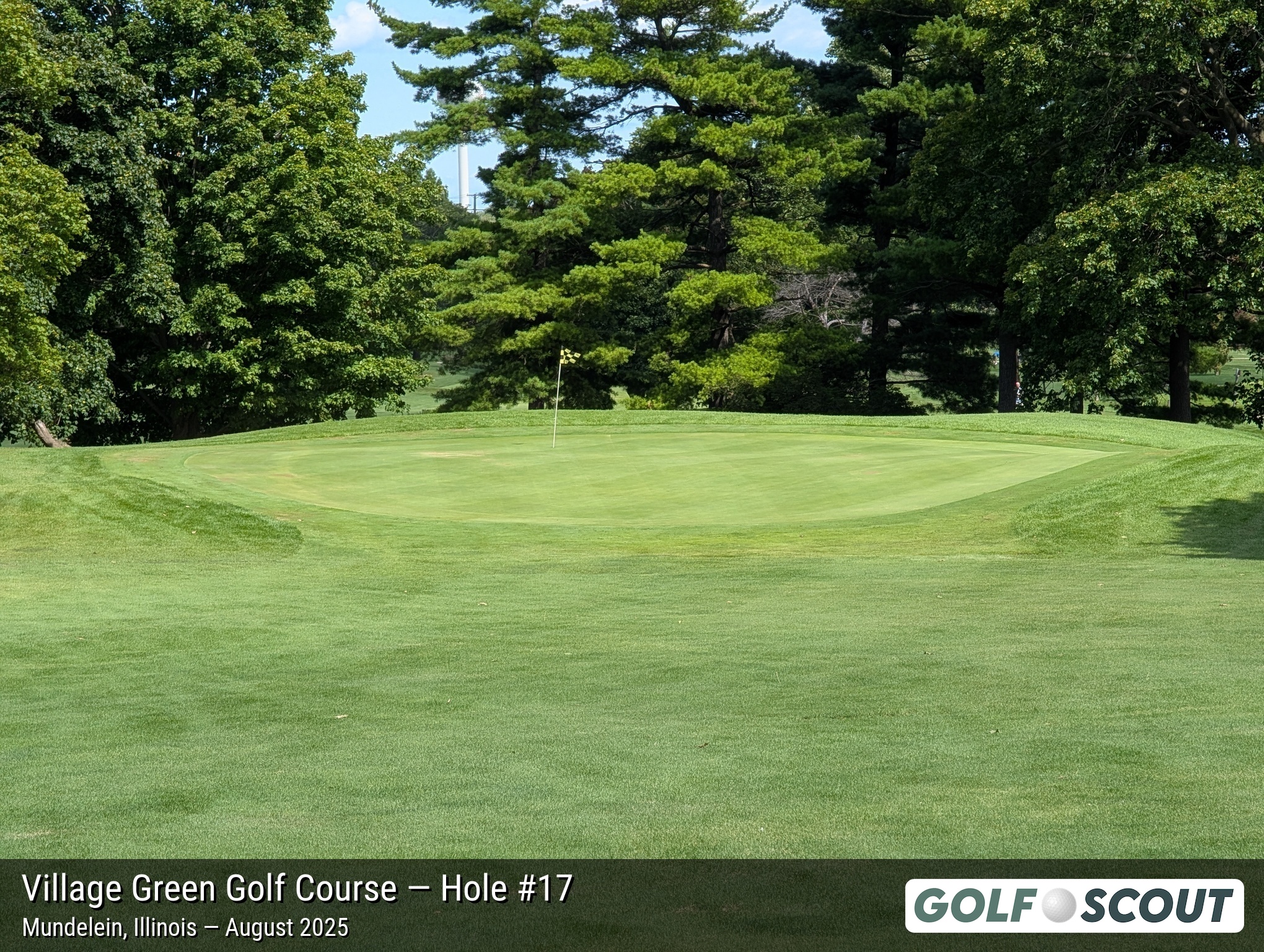 Hole 17 at Village Green Golf Course (Closed)