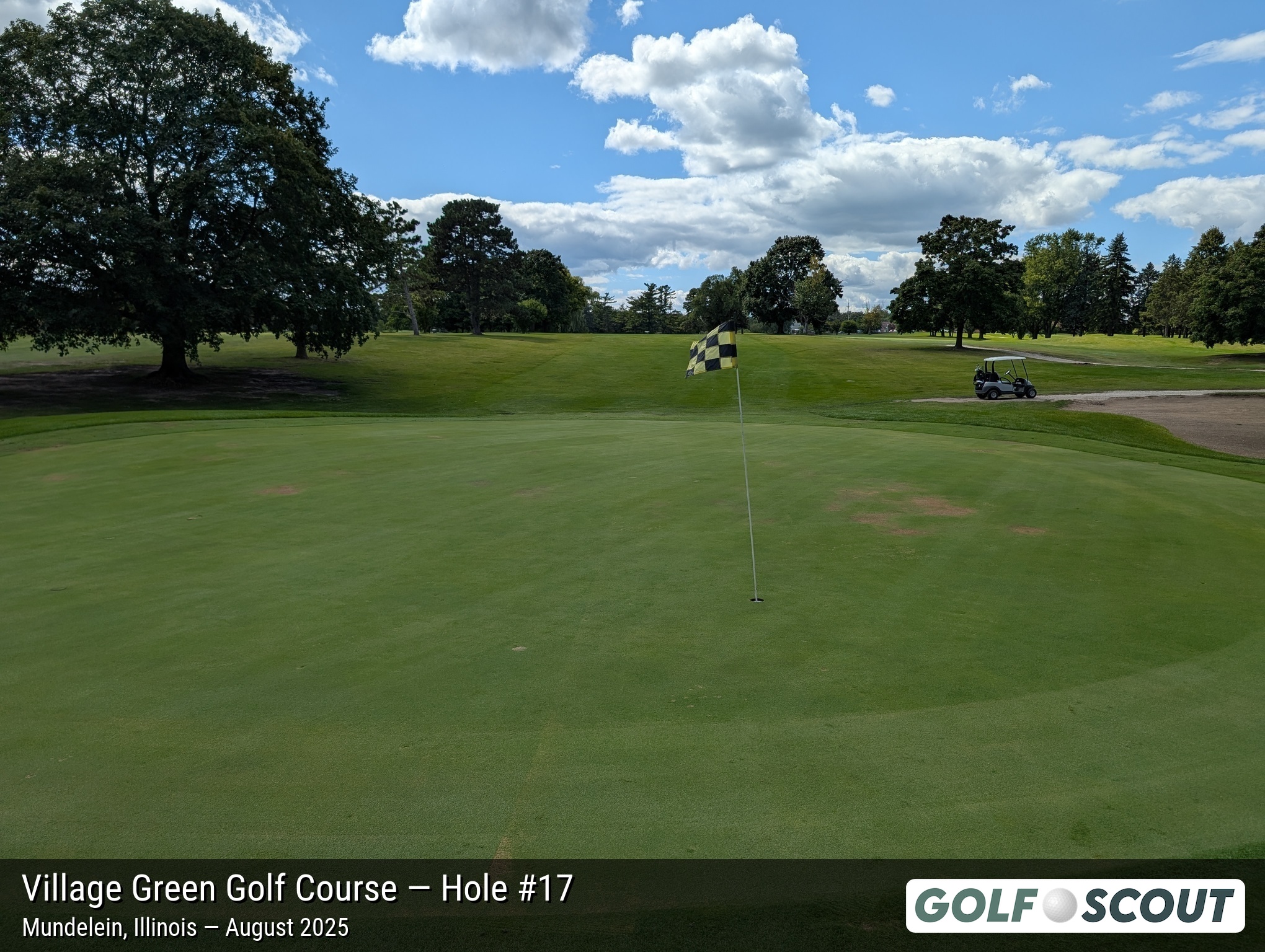 Hole 17 at Village Green Golf Course (Closed)