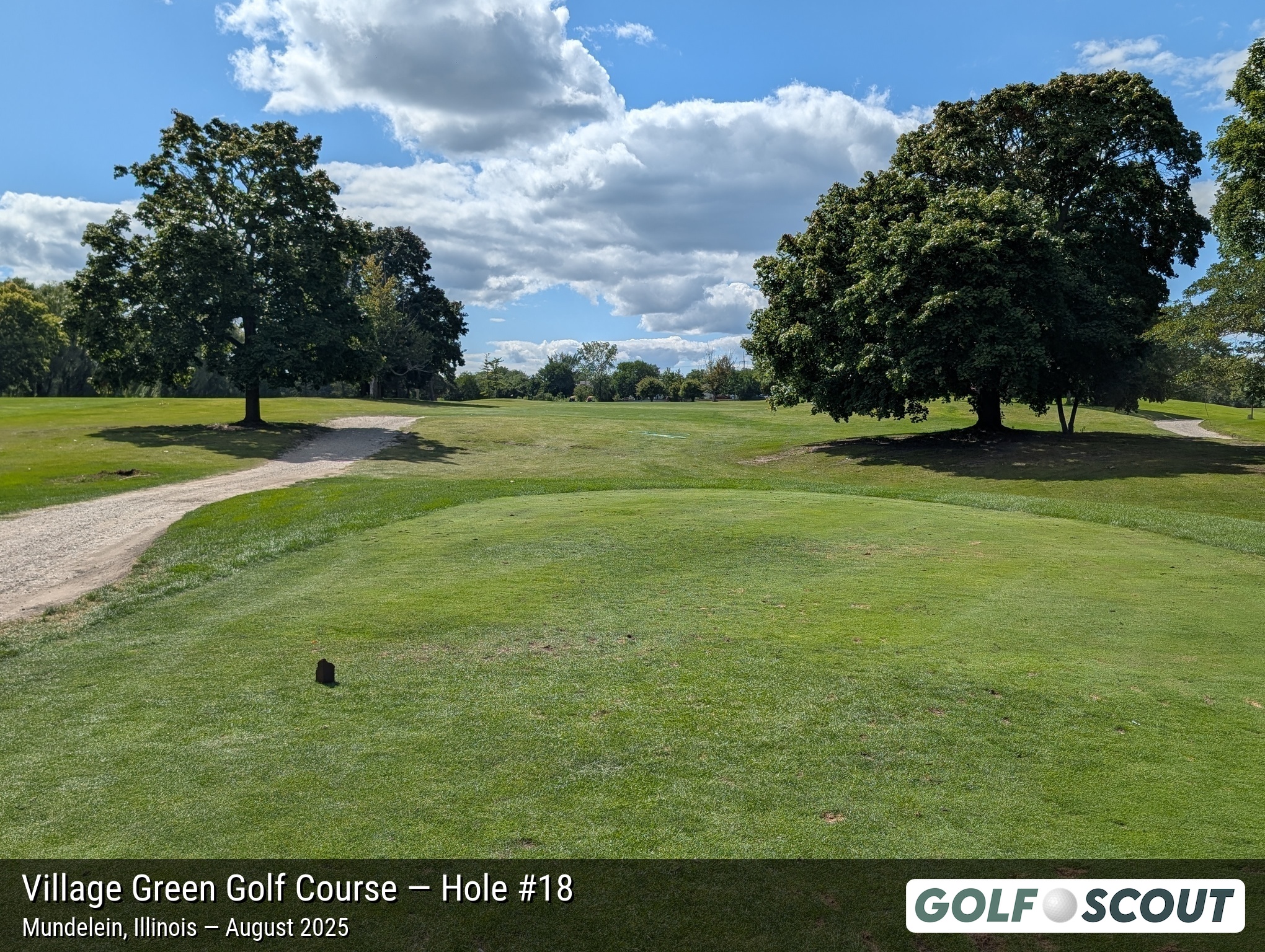 Hole 18 at Village Green Golf Course (Closed)