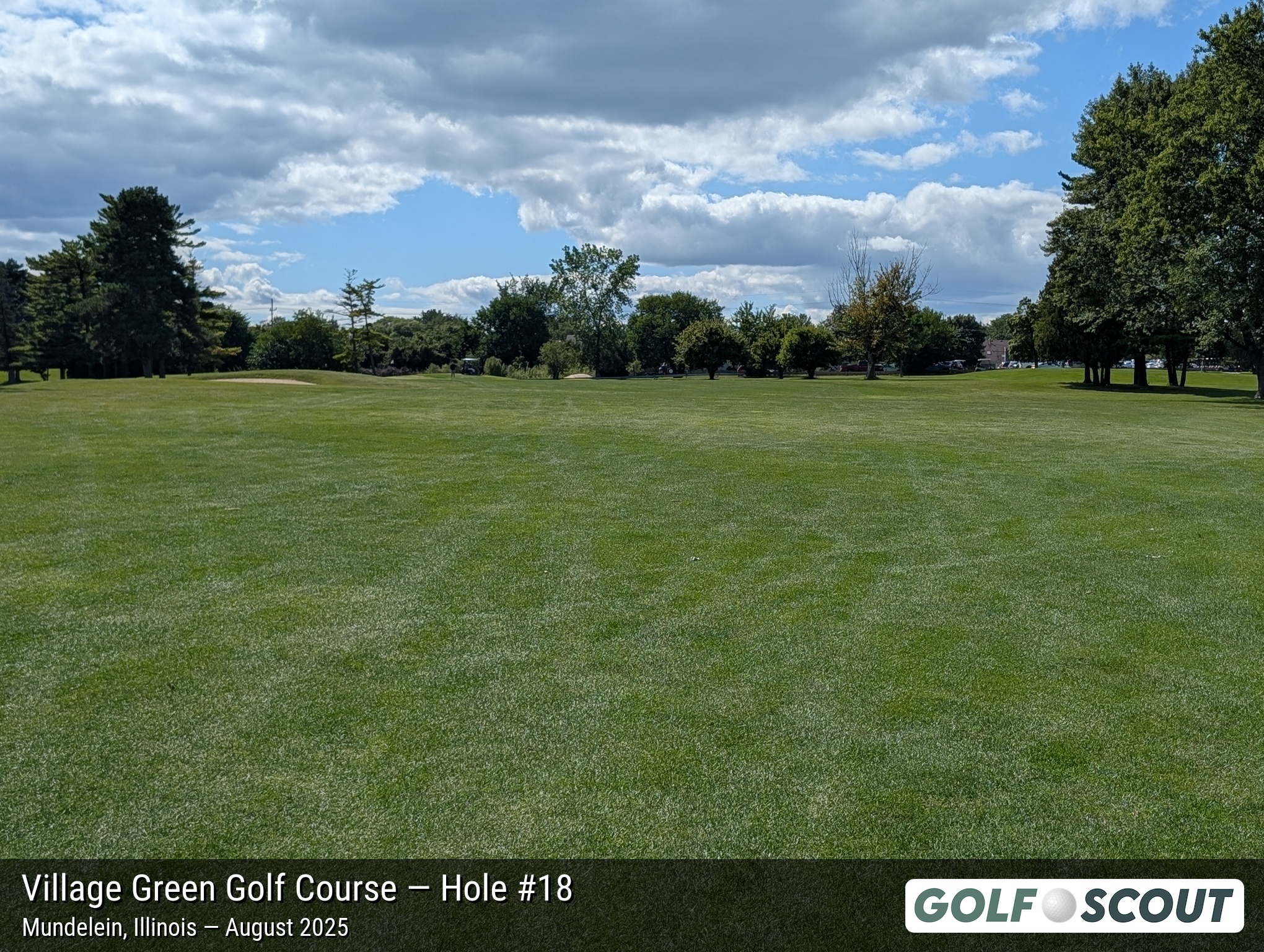 Hole 18 at Village Green Golf Course (Closed)