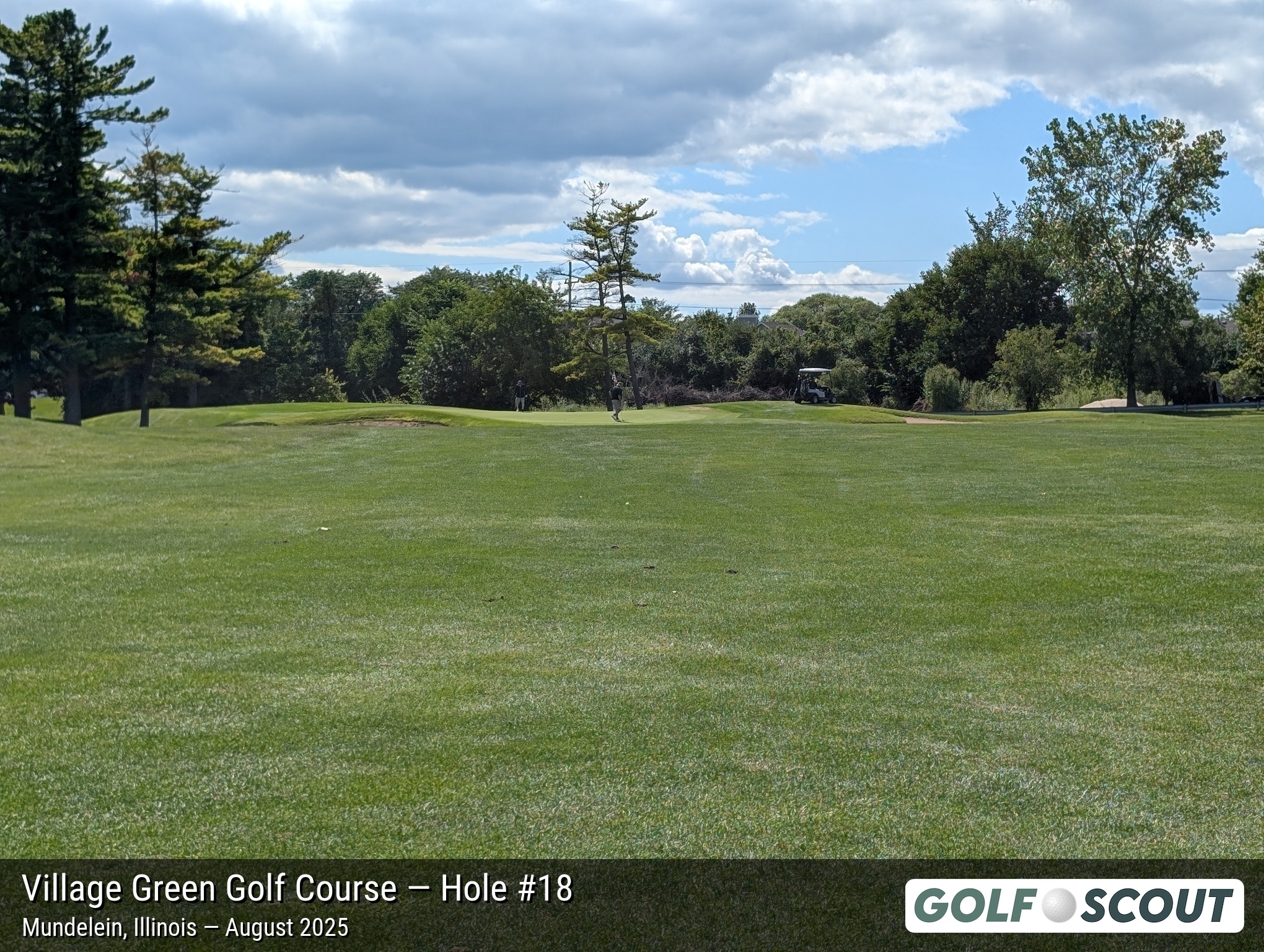 Hole 18 at Village Green Golf Course (Closed)