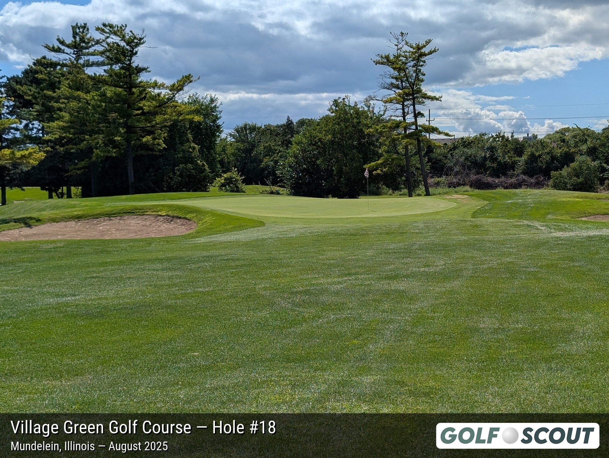 Hole 18 at Village Green Golf Course (Closed)