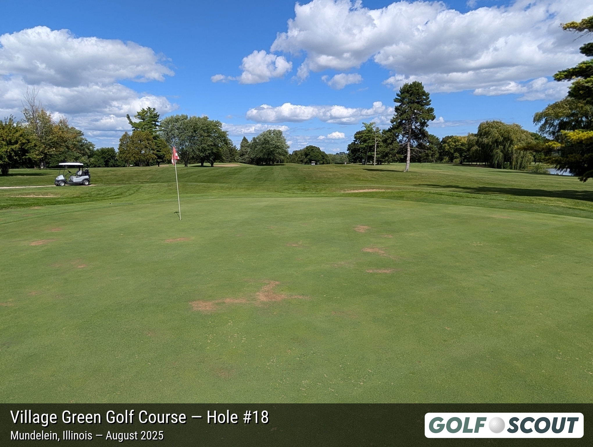 Hole 18 at Village Green Golf Course (Closed)