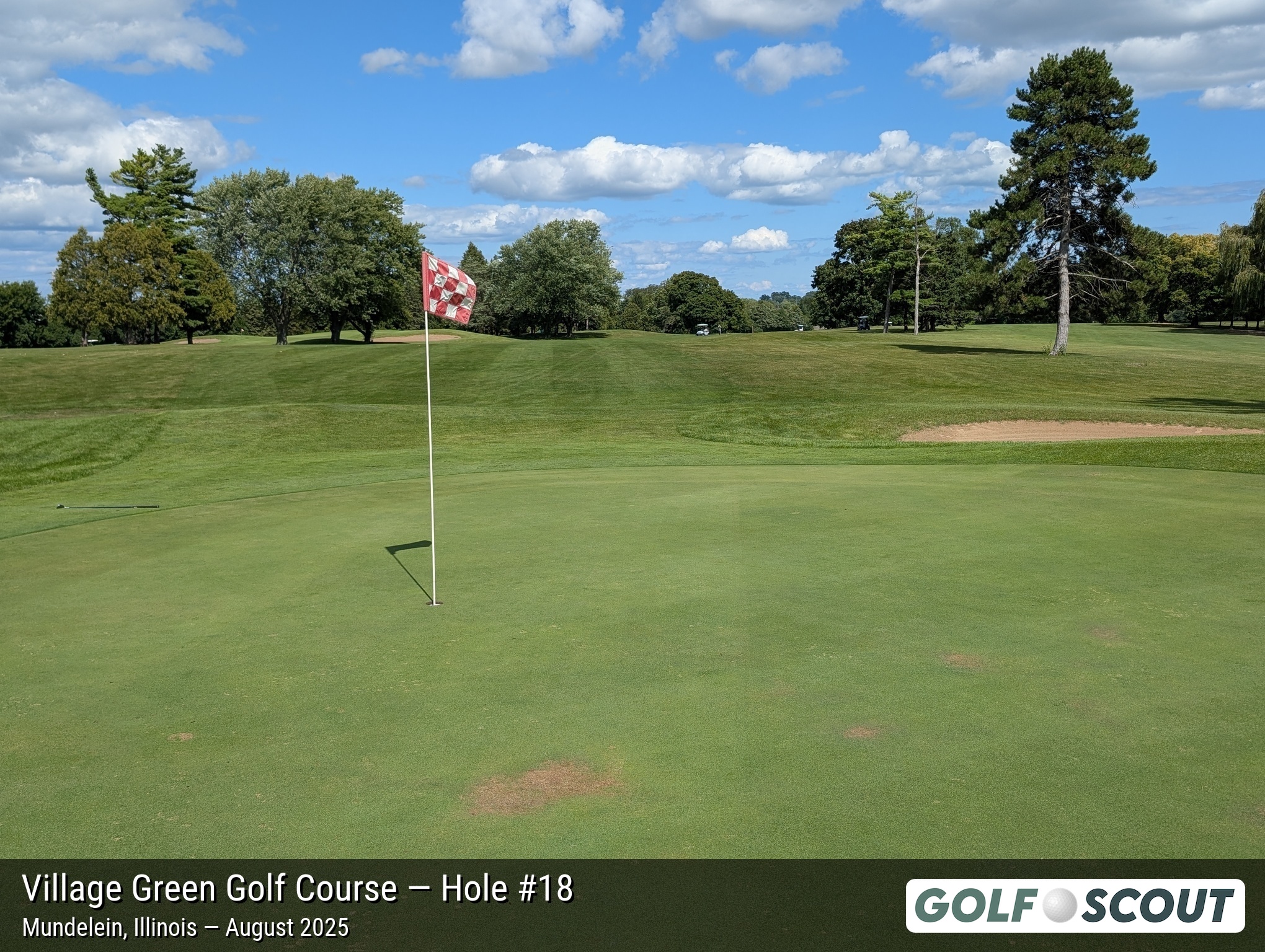 Hole 18 at Village Green Golf Course (Closed)