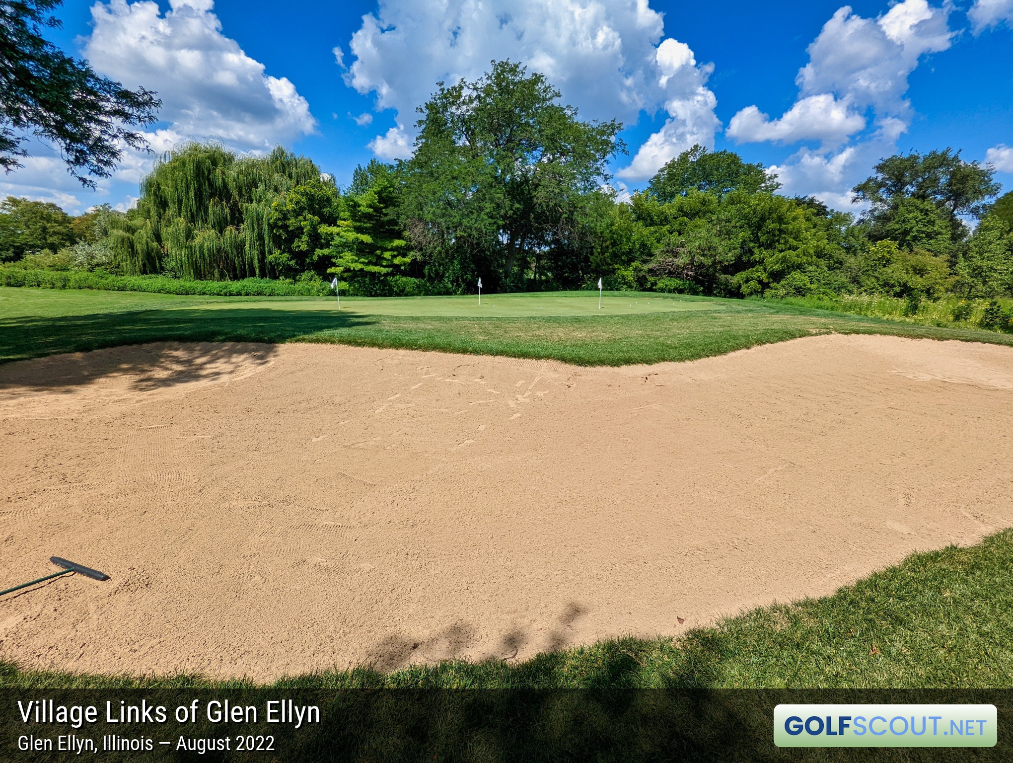 Photo of the practice area at Village Links of Glen Ellyn - 18 Hole Course in Glen Ellyn, Illinois. 