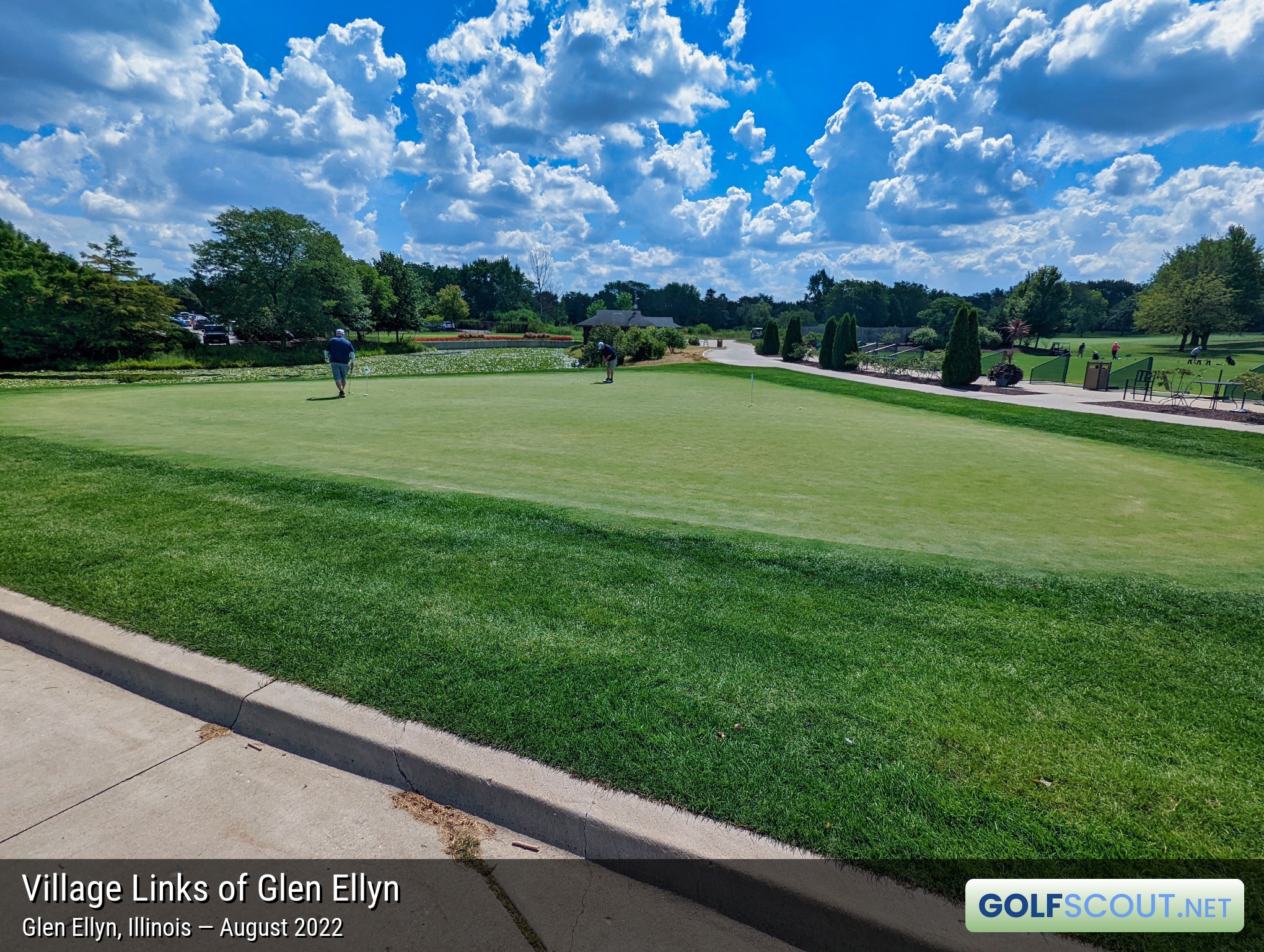 Photo of the practice area at Village Links of Glen Ellyn - 18 Hole Course in Glen Ellyn, Illinois. 