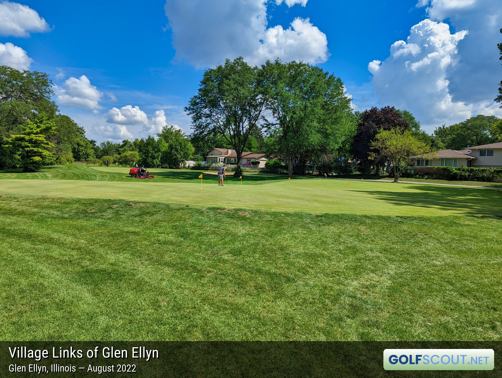Photo of the practice area at Village Links of Glen Ellyn - 9 Hole Course in Glen Ellyn, Illinois. 