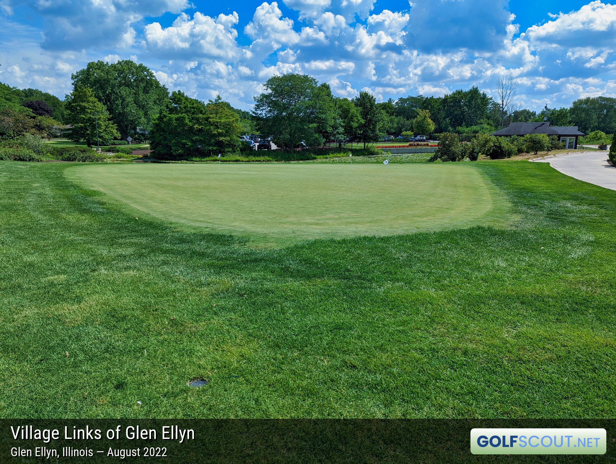 Photo of the practice area at Village Links of Glen Ellyn - 9 Hole Course in Glen Ellyn, Illinois. 