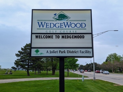 Wedgewood Golf Course Entrance Sign