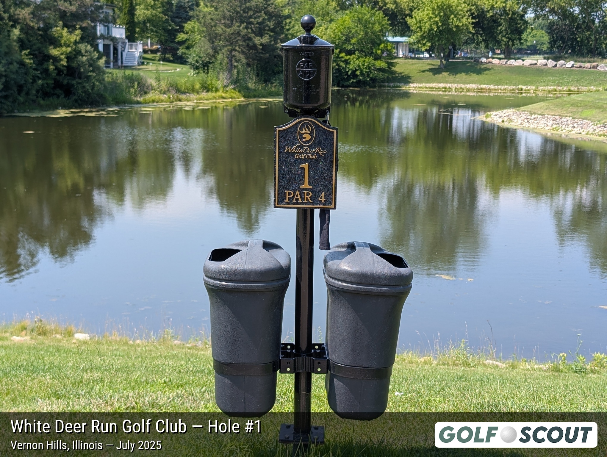 Hole 1 at White Deer Run Golf Club