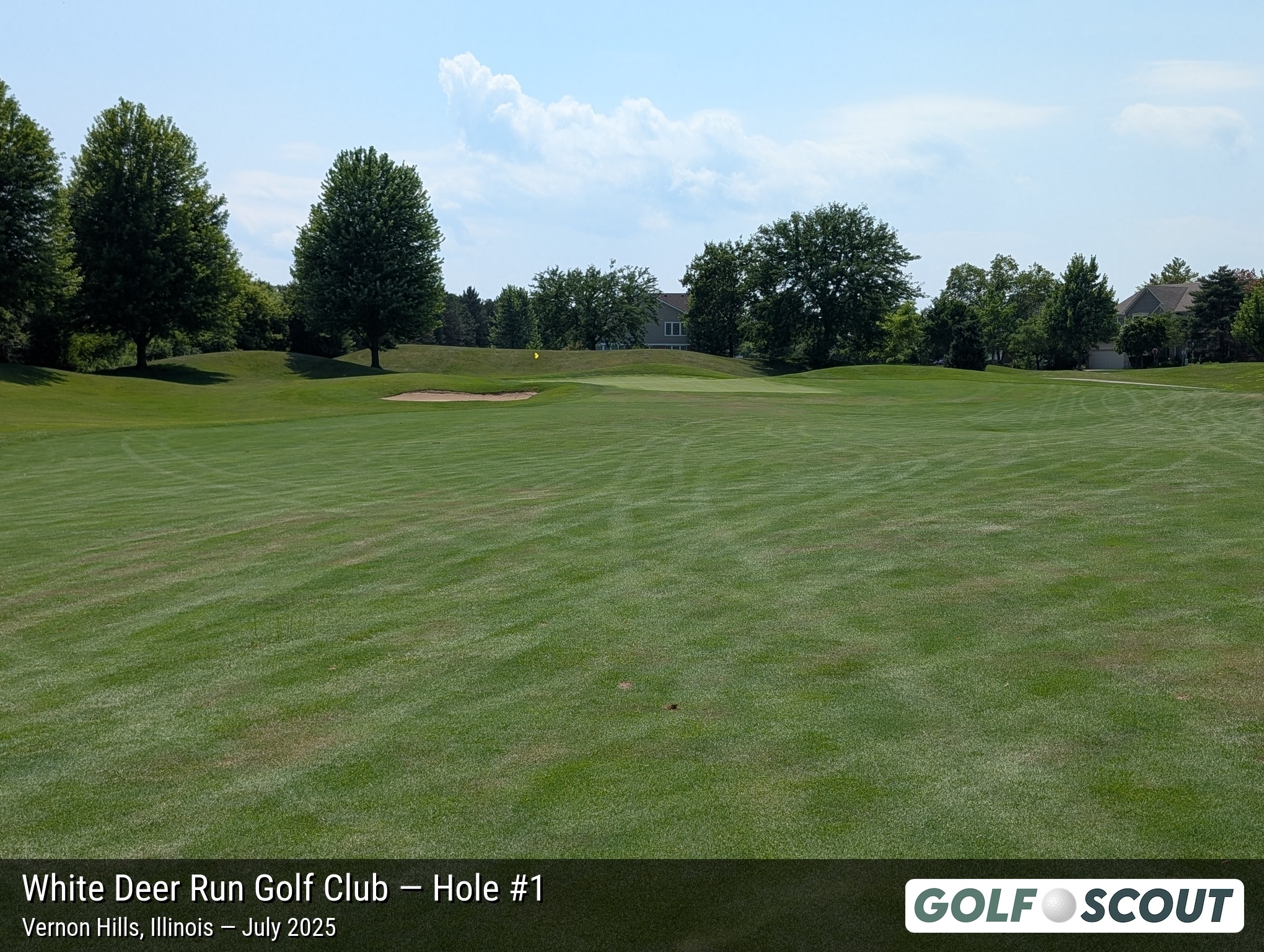 Hole 1 at White Deer Run Golf Club