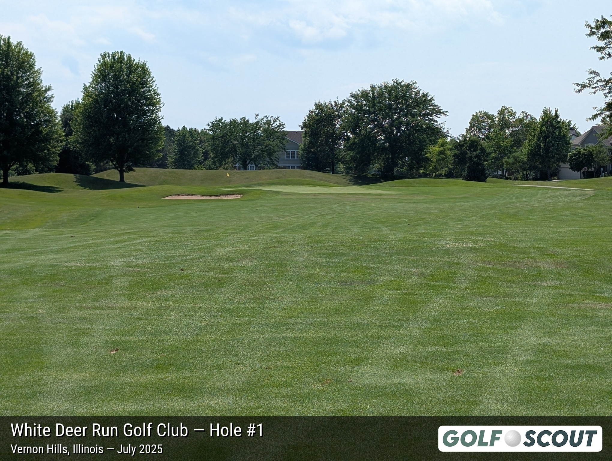 Hole 1 at White Deer Run Golf Club