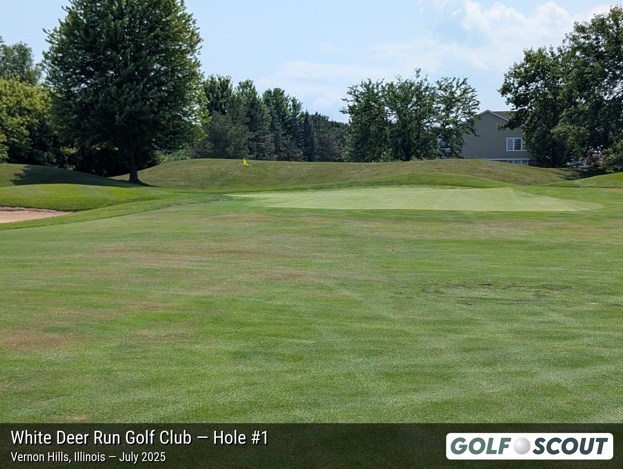 Hole 1 at White Deer Run Golf Club