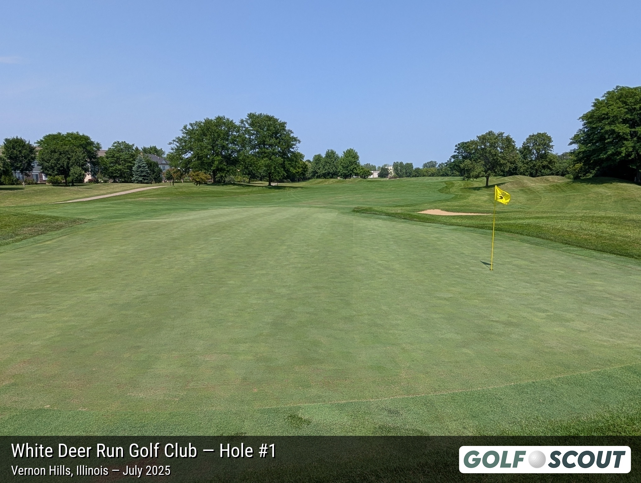 Hole 1 at White Deer Run Golf Club