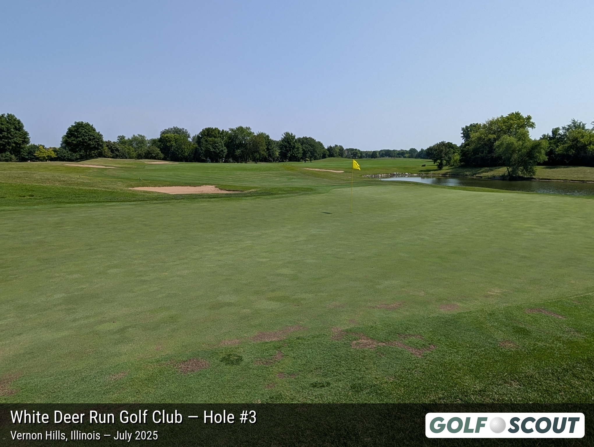 Hole 3 at White Deer Run Golf Club